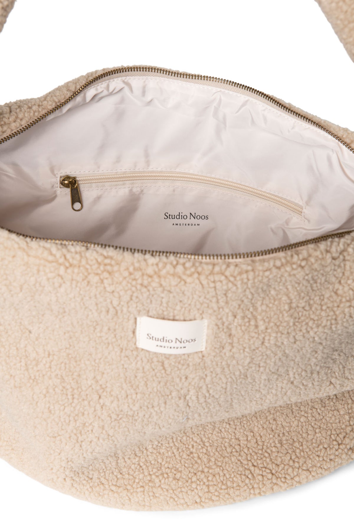 Teddy Cross Body Bag - Ecru