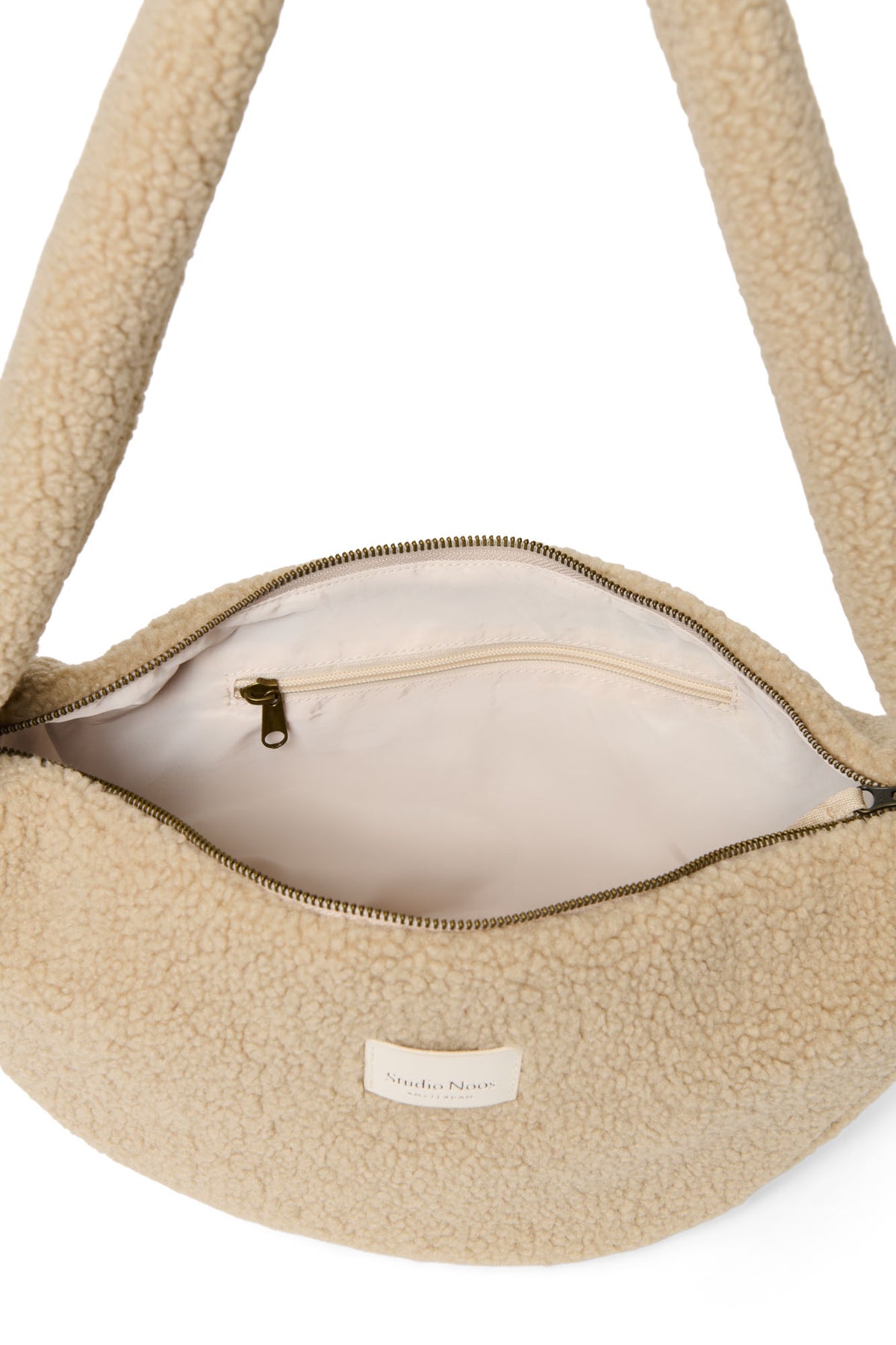 Teddy Mini Crossbody Bag - Ecru