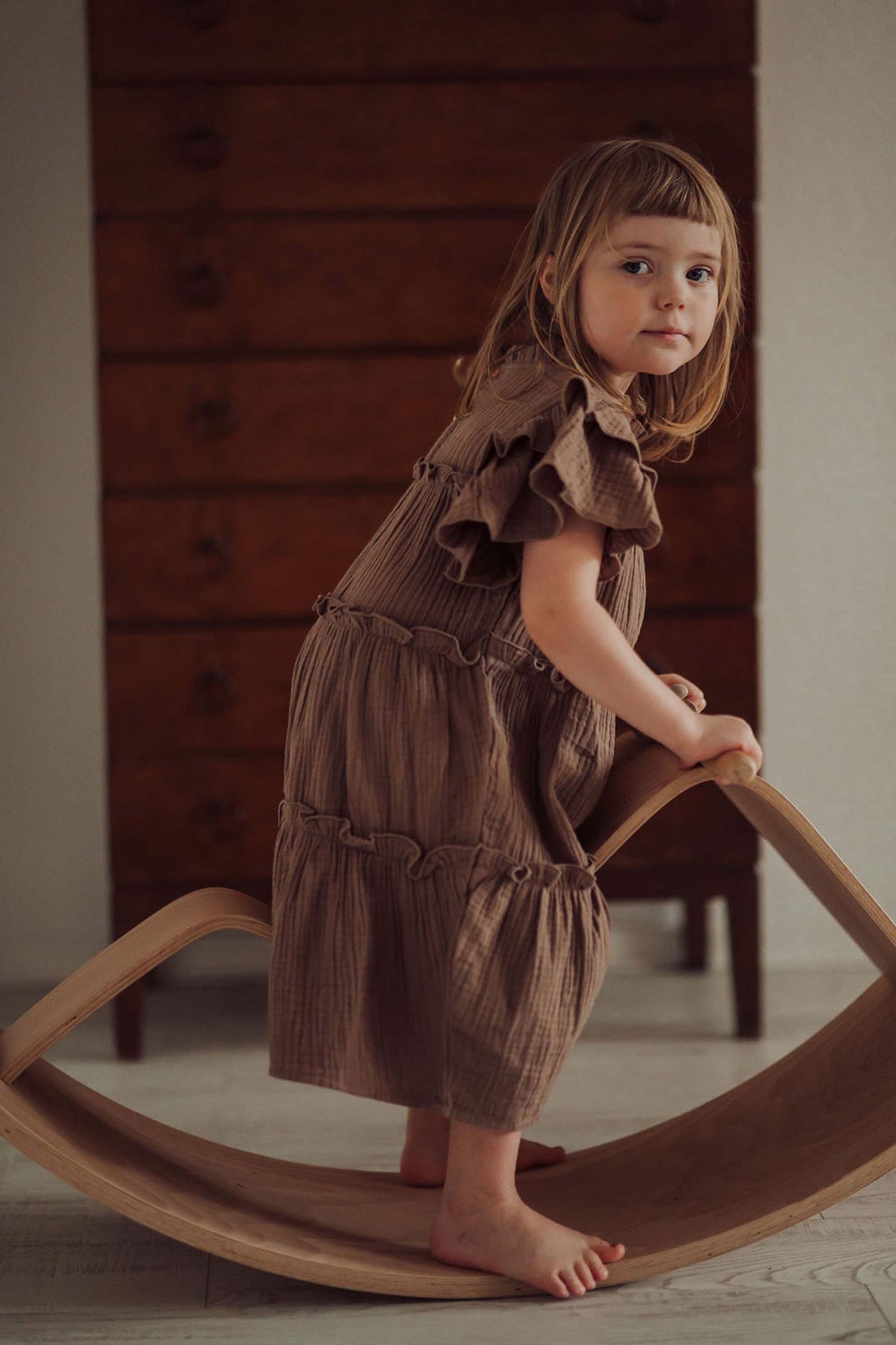 Kleid Blooming - beige