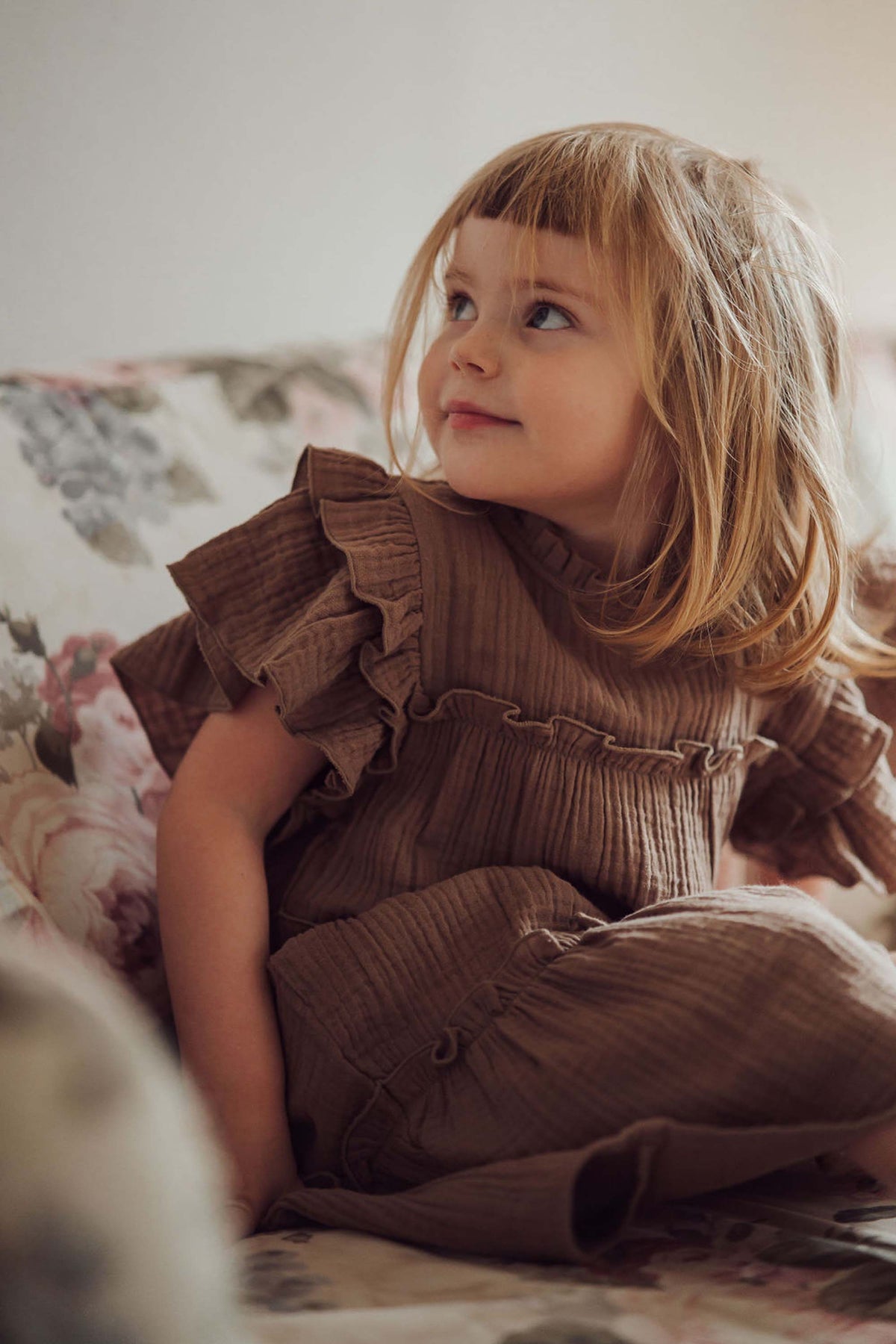 Kleid Blooming - beige
