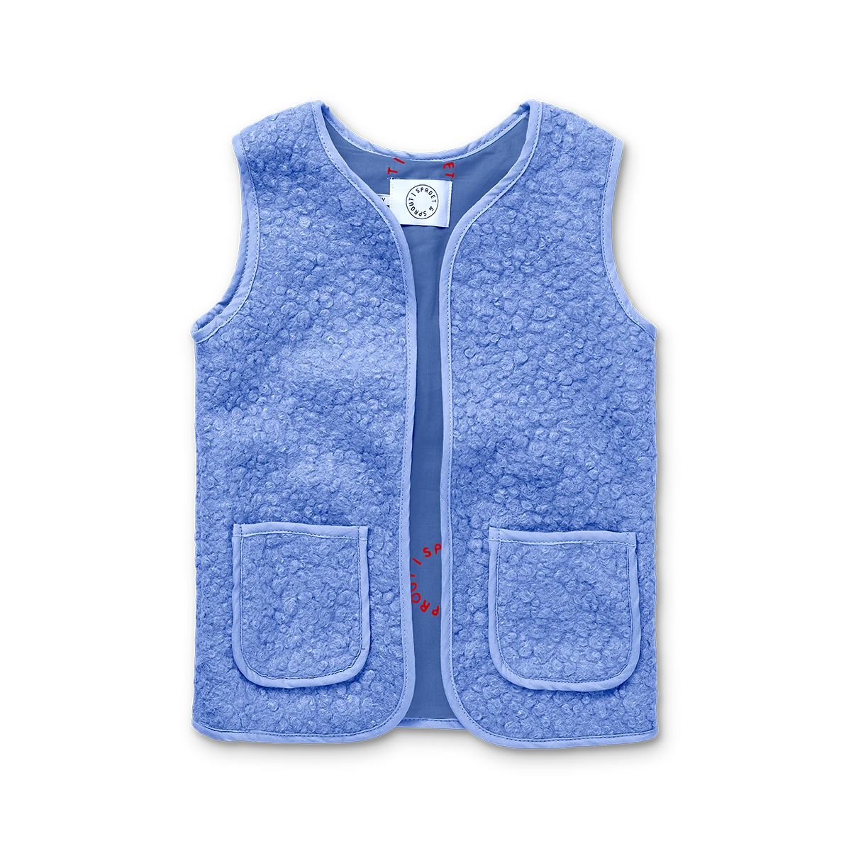 Teddy Vest - Ultramarine