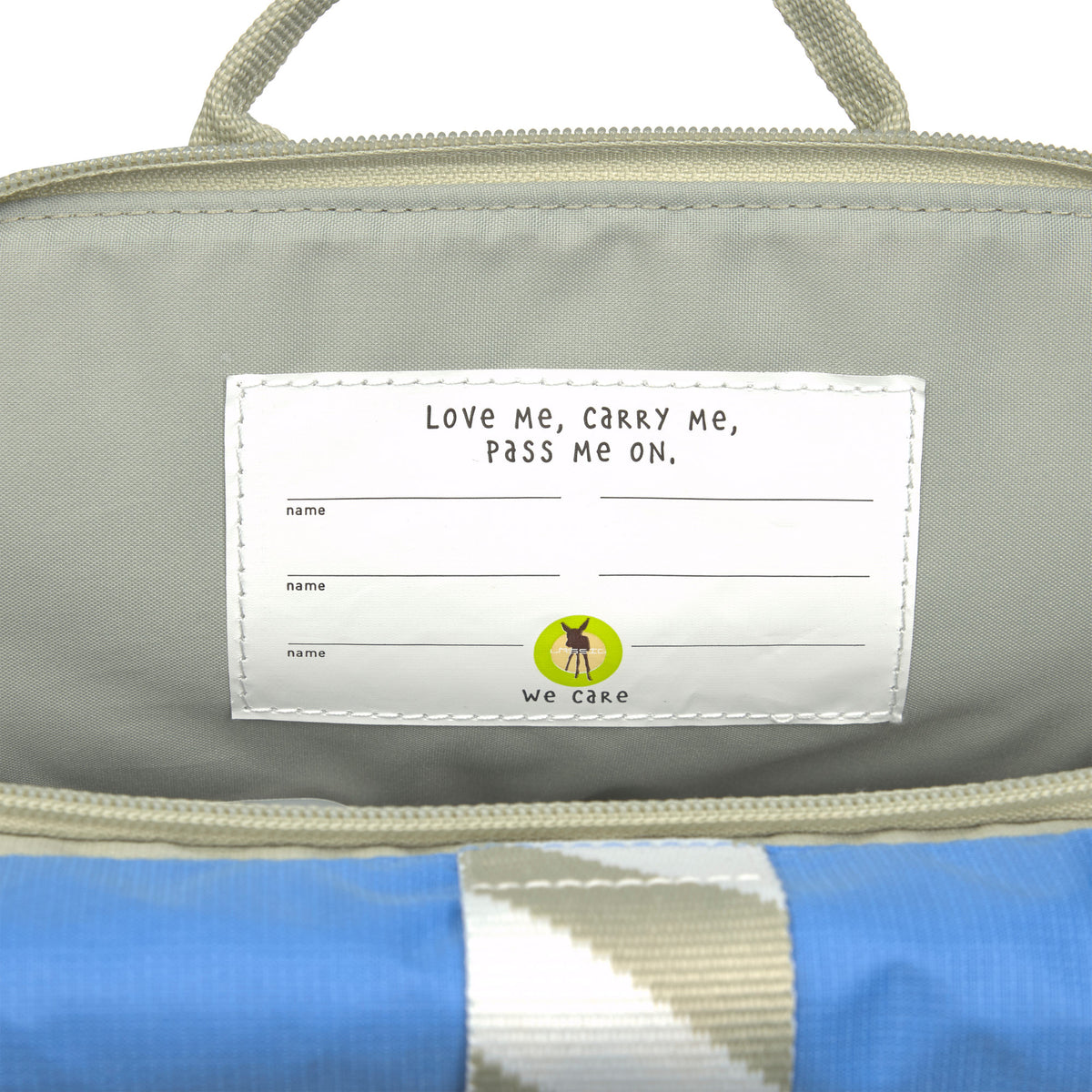 Kindergartenrucksack Rolltop Medium - Sunny Explorer, Grün Blau