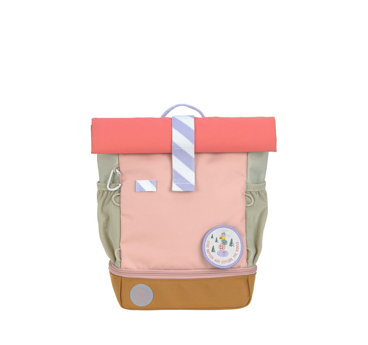 Kindergartenrucksack Rolltop Medium - Sunny Explorer, Rose Beige
