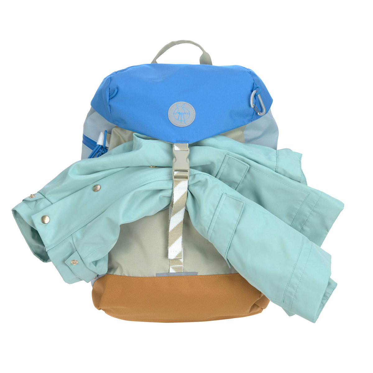 Wanderrucksack Kinder 14 L - Sunny Explorer, Grün Blau