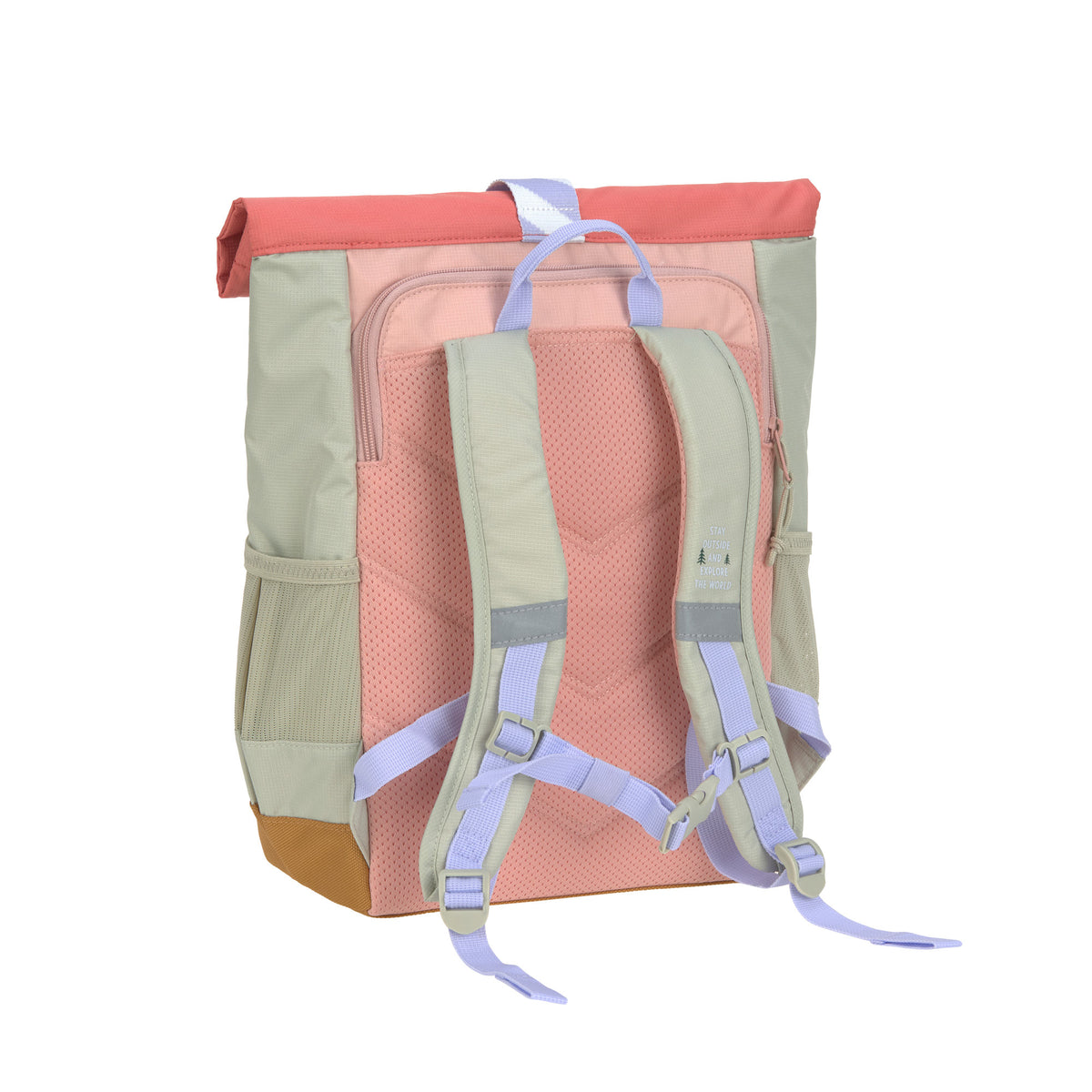 Kinderrucksack Rolltop Large - Sunny Explorer, Rosa Pink