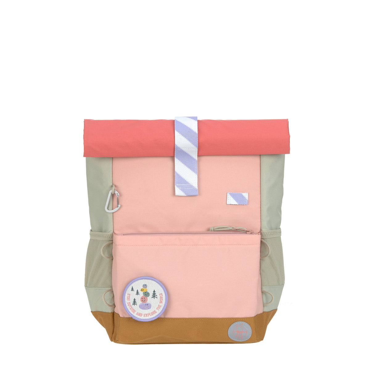 Kinderrucksack Rolltop Large - Sunny Explorer, Rosa Pink