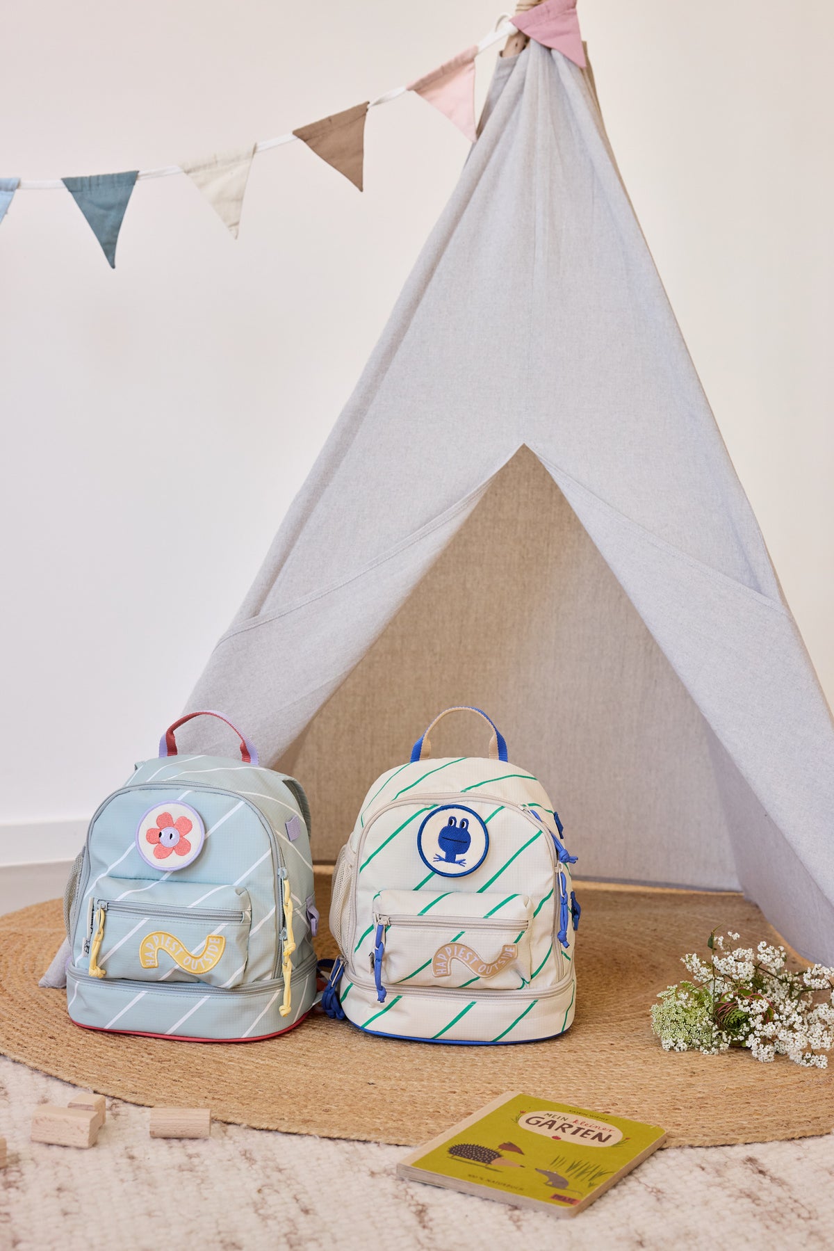 Rucksack Mini - Happy Trails, Frosch