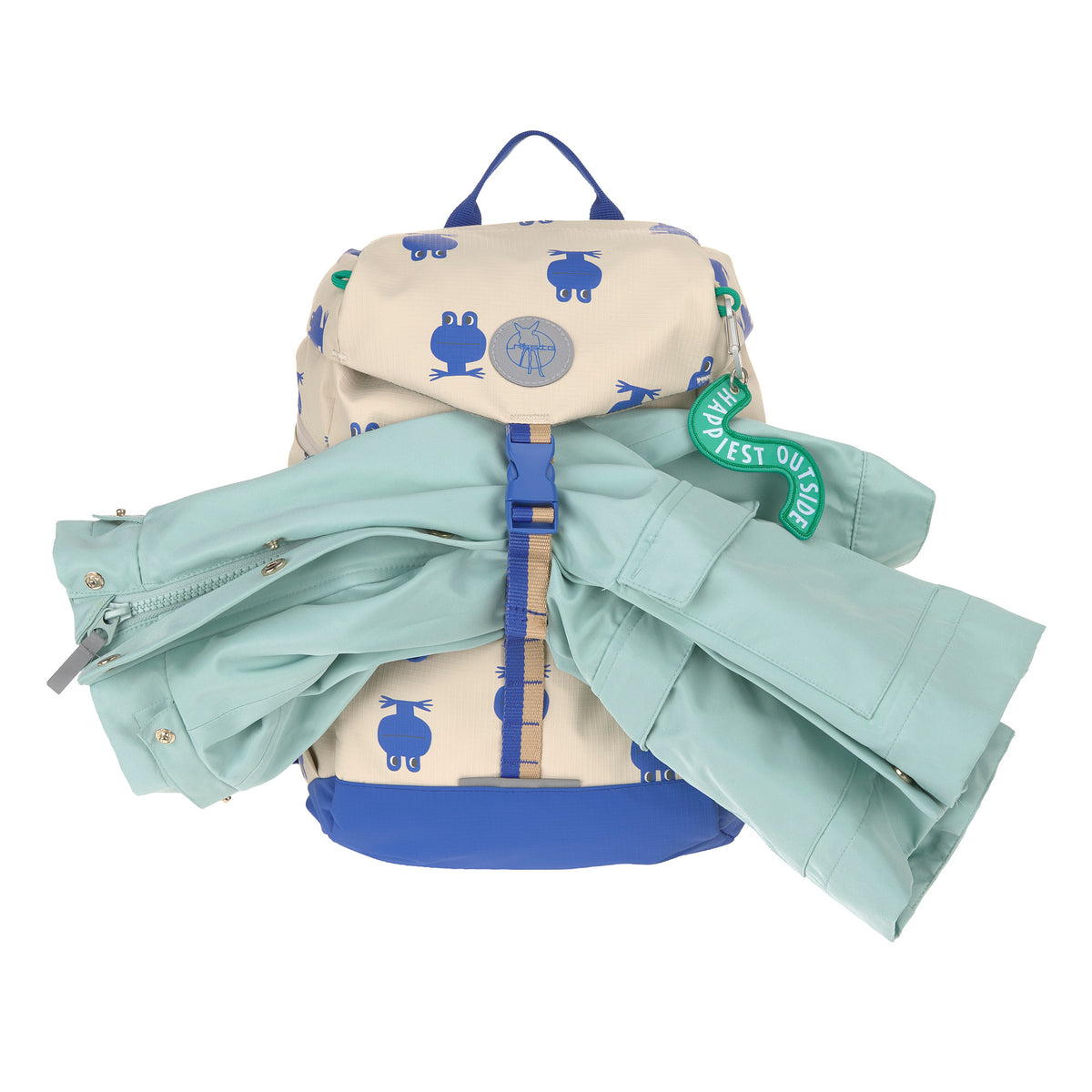 Wanderrucksack Kinder 9 L - Happy Trails, Frosch
