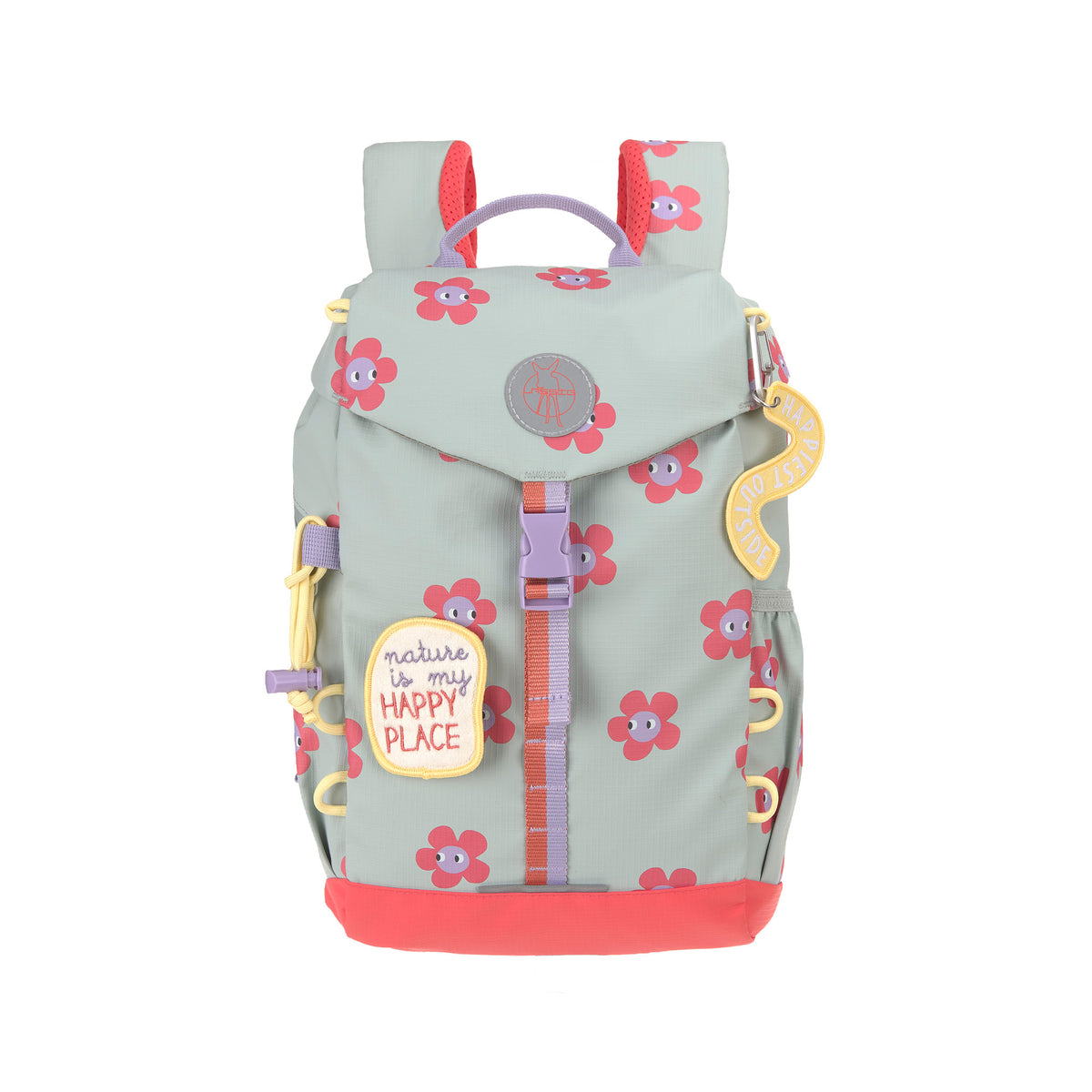 Wanderrucksack Kinder 9 L - Happy Trails, Blume