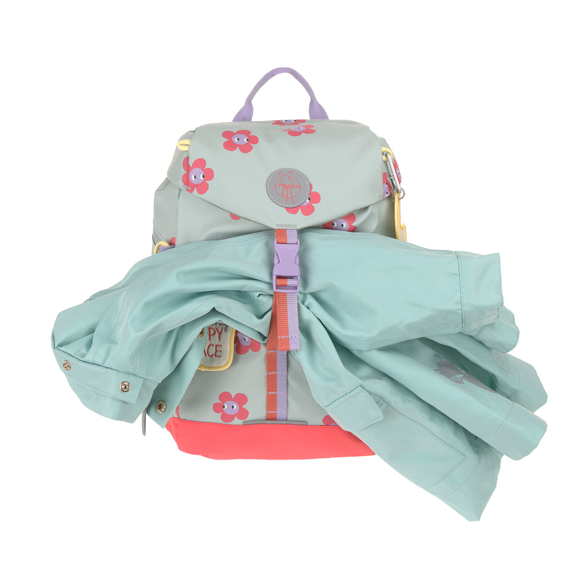 Wanderrucksack Kinder 9 L - Happy Trails, Blume