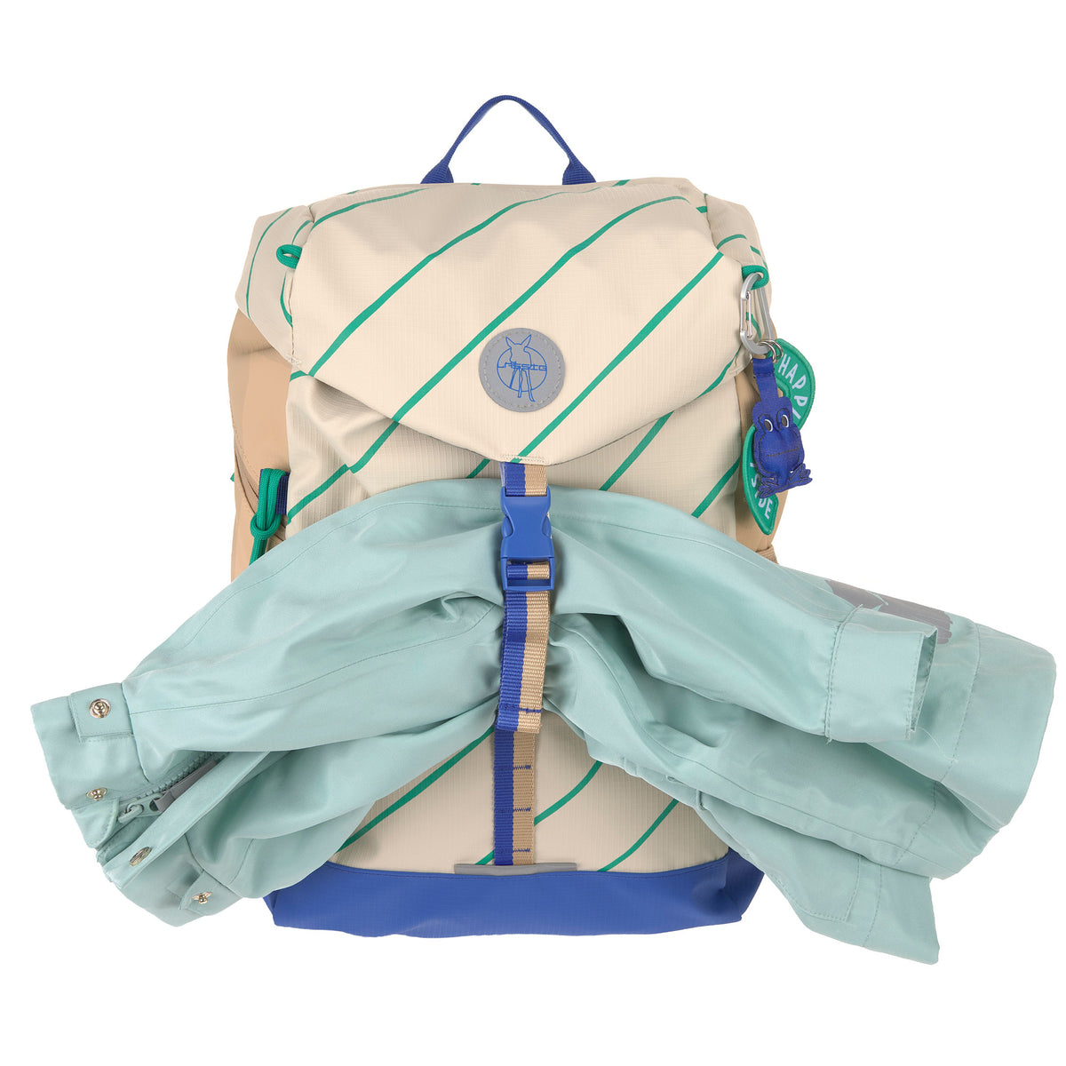 Wanderrucksack Kinder 14 L - Happy Trails, Frosch