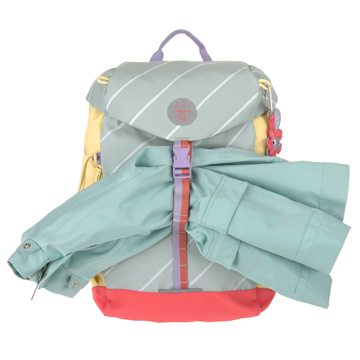 Wanderrucksack Kinder 14 L - Happy Trails, Blume