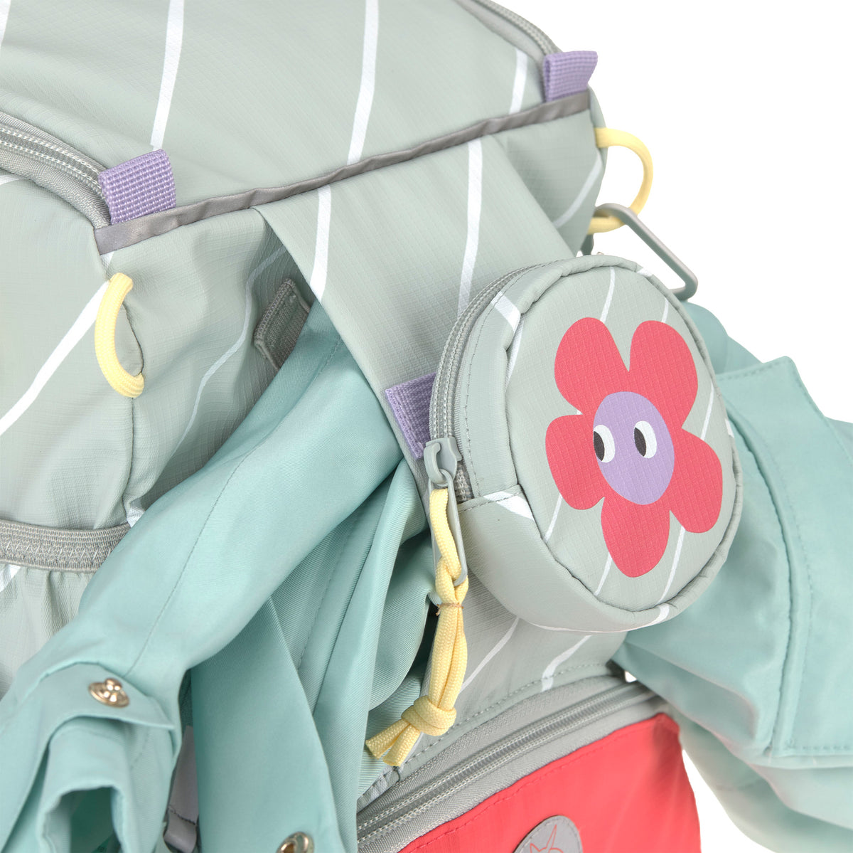 Kindergartenrucksack 10 L - Happy Trails, Blume