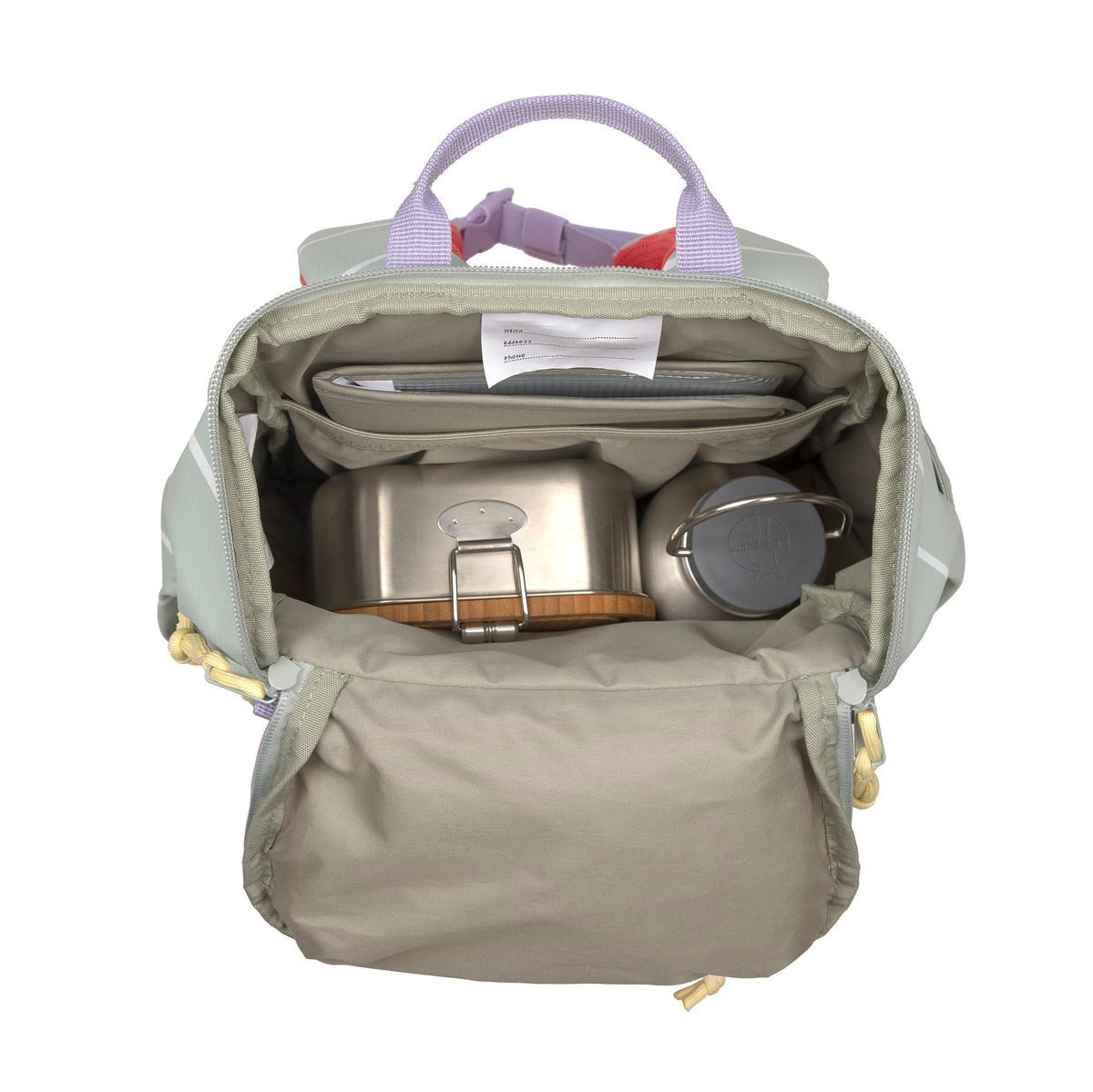 Kindergartenrucksack 10 L - Happy Trails, Blume