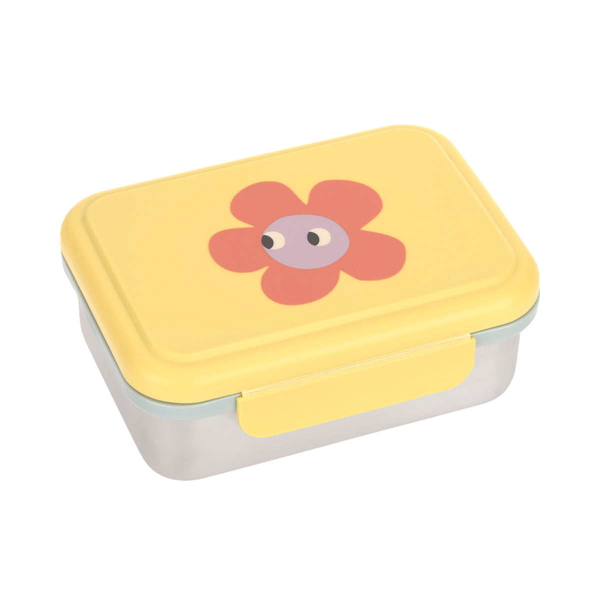 Edelstahl Znüni-Box - Happy Trails, Blume