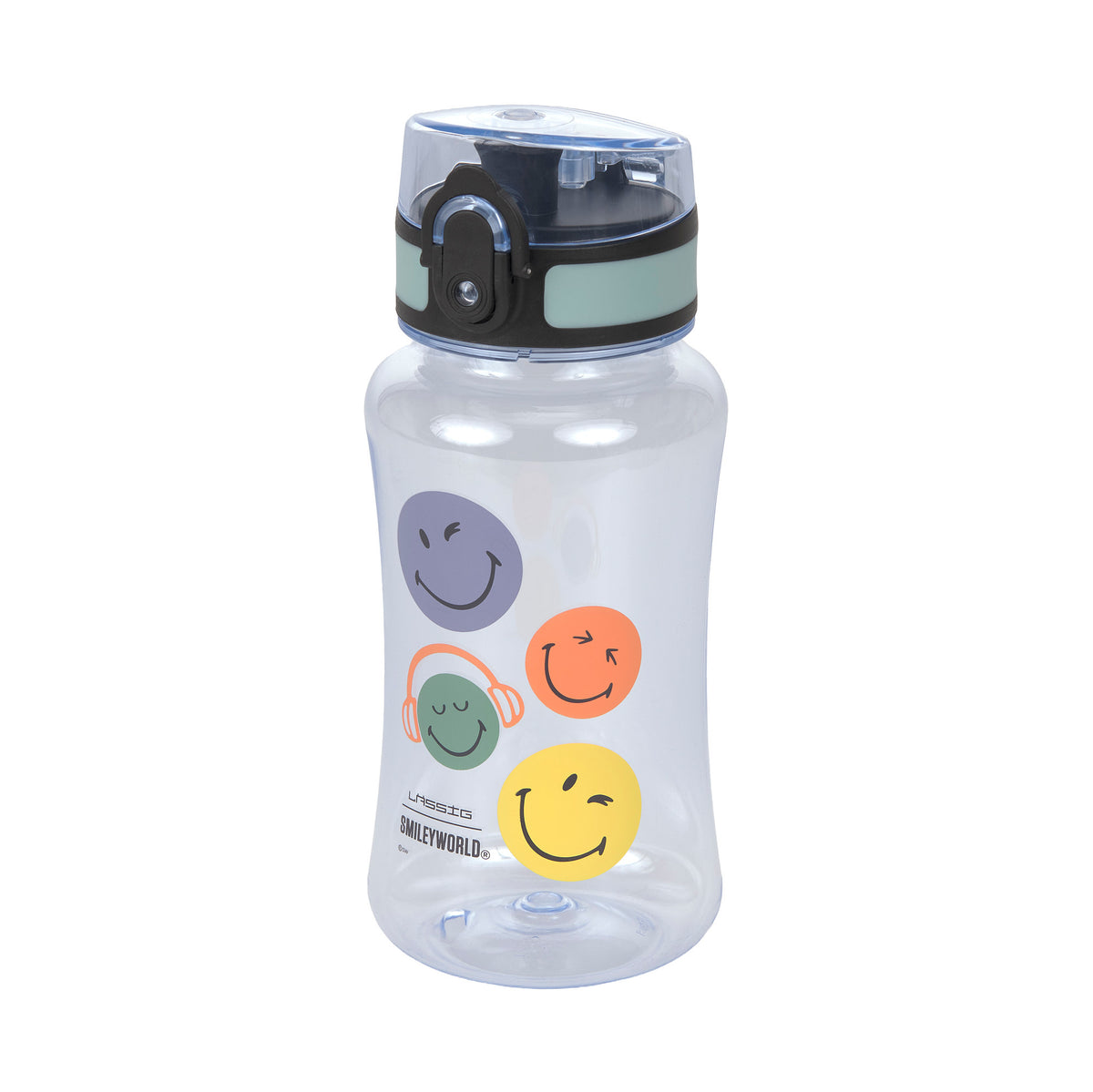 Trinkflasche Smiley - Blau