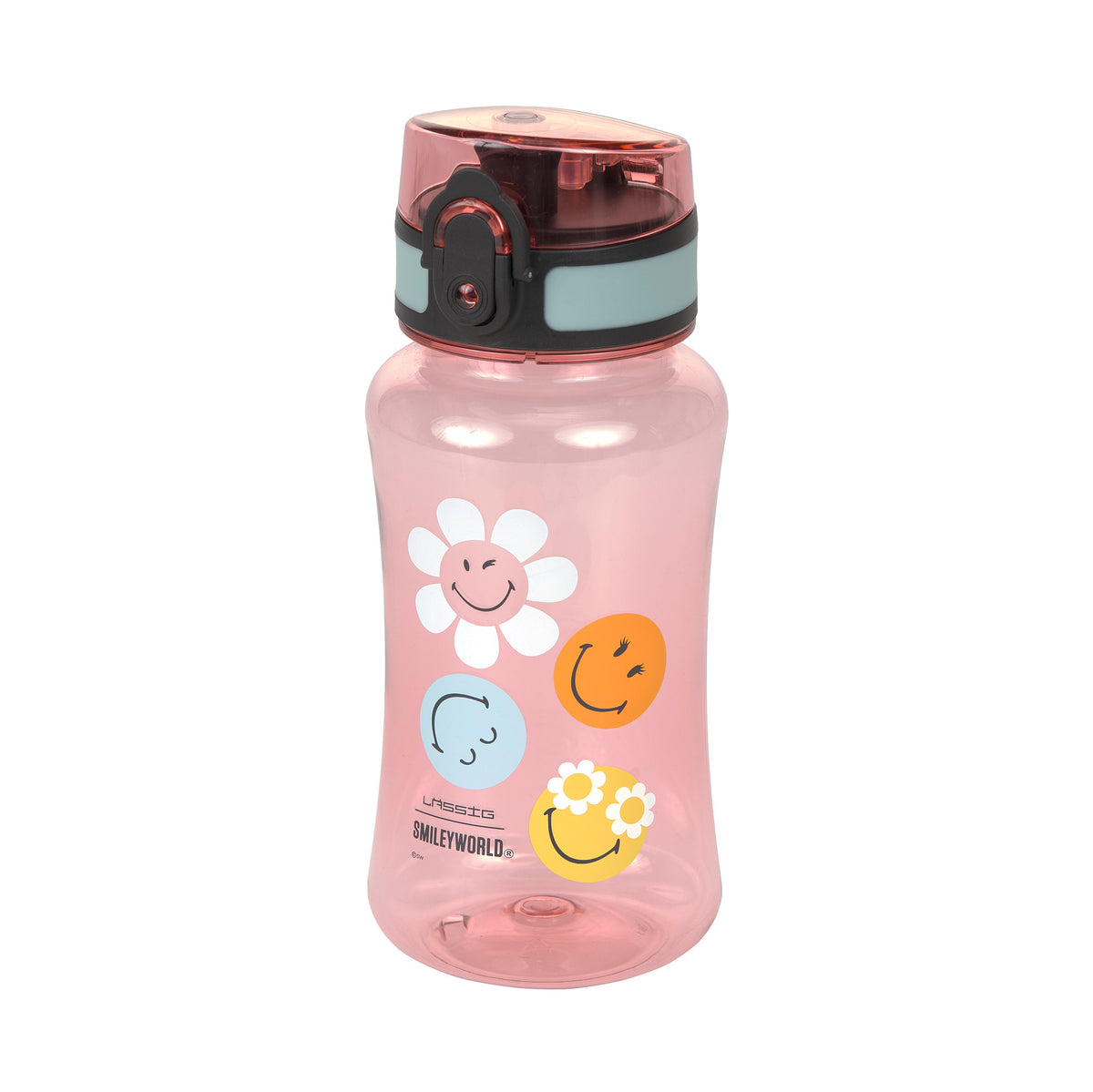 Trinkflasche Smiley - Rosa