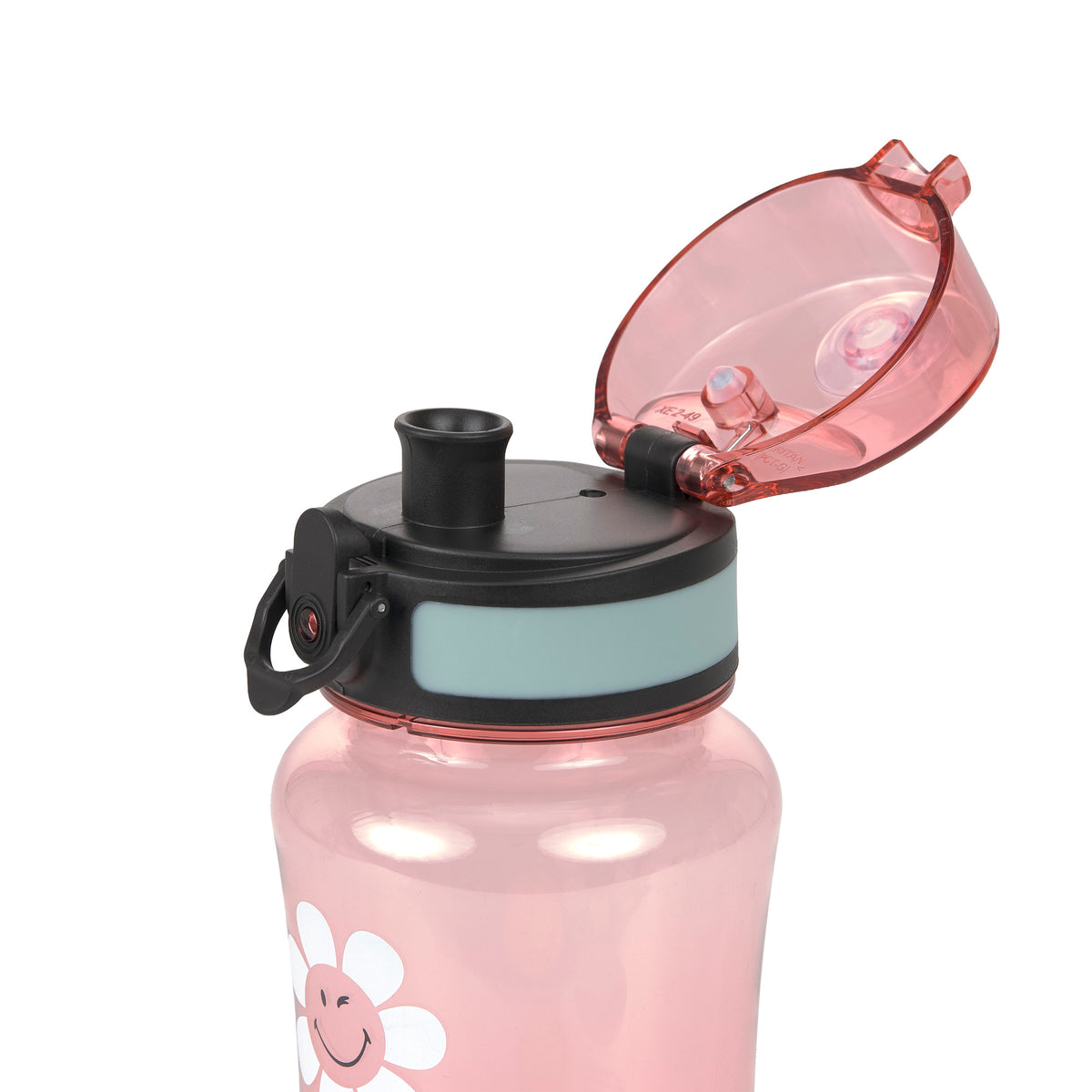Trinkflasche Smiley - Rosa