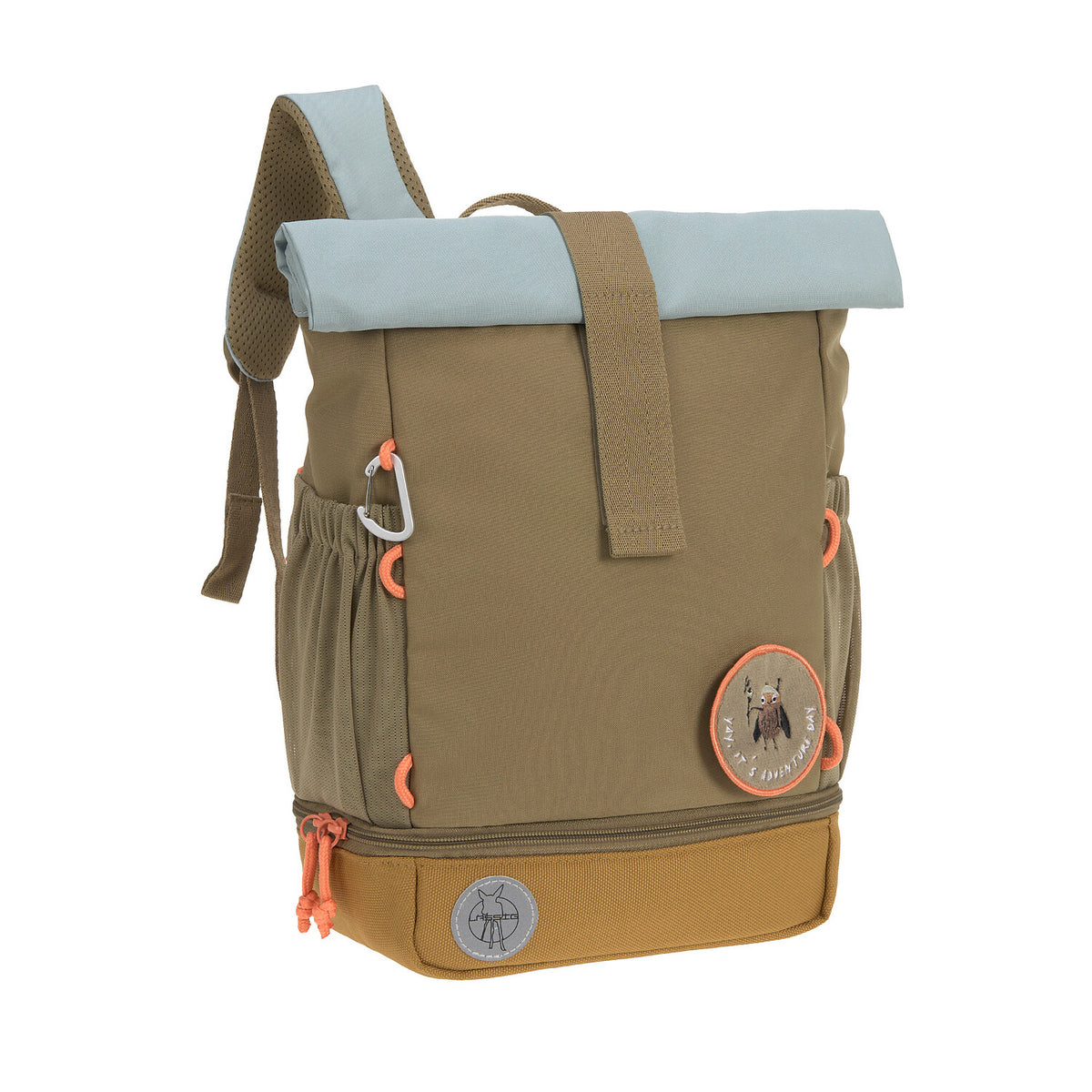 Kindergartenrucksack Rolltop Medium - Nature Olive