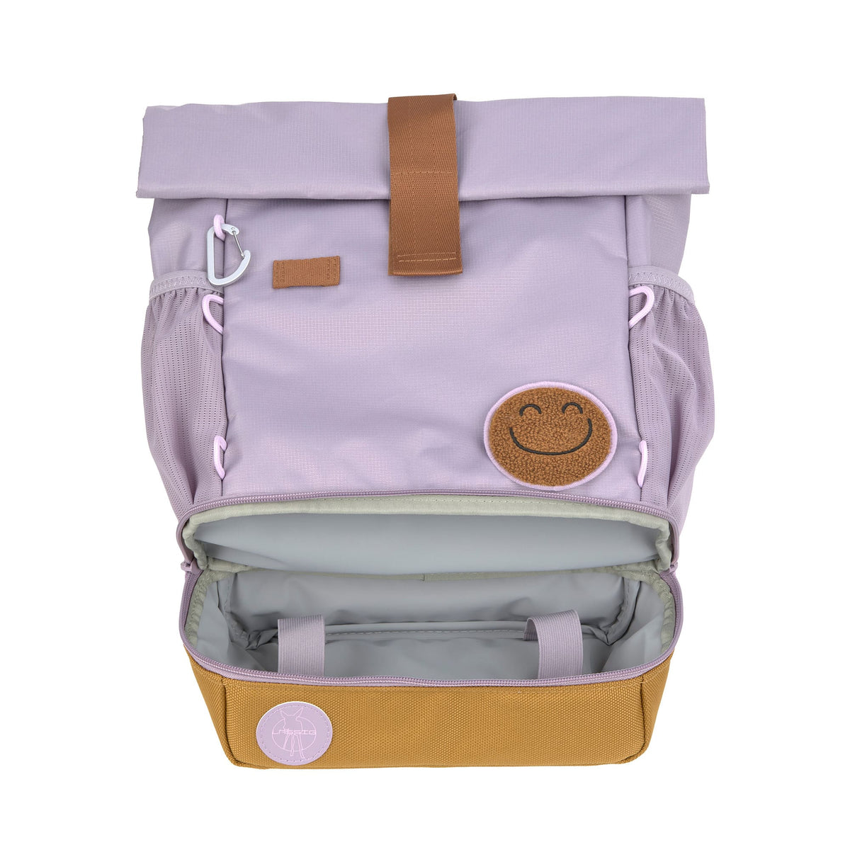 Kindergartenrucksack Rolltop Medium - lila
