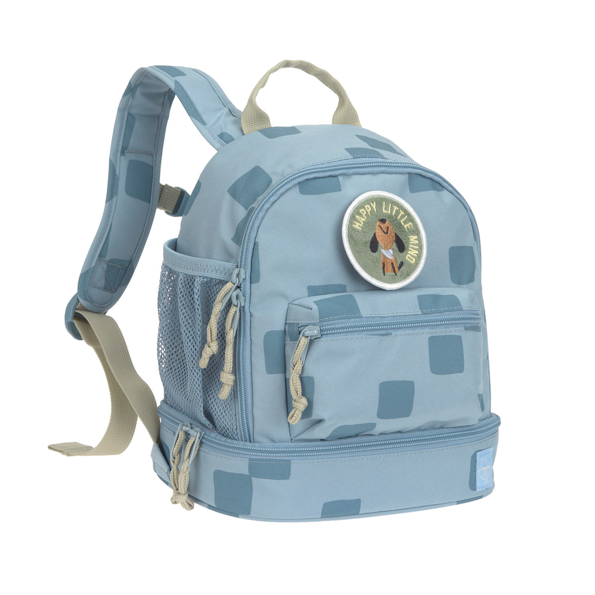 Kindergartenrucksack Mini - Pattern Party, blau