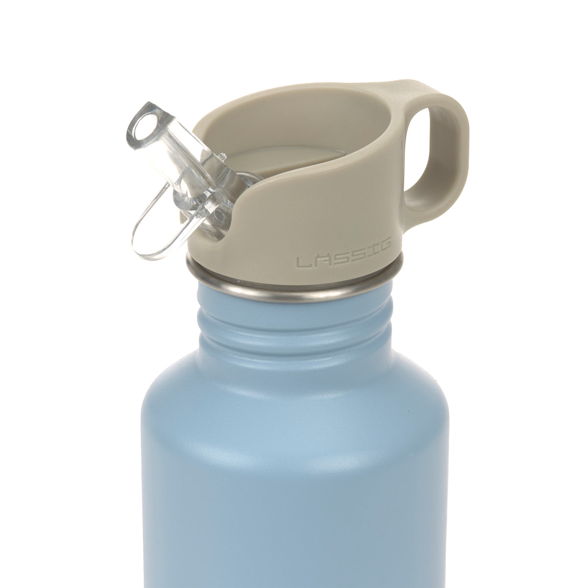 Trinkflasche Edelstahl - Pattern Party blau/grün