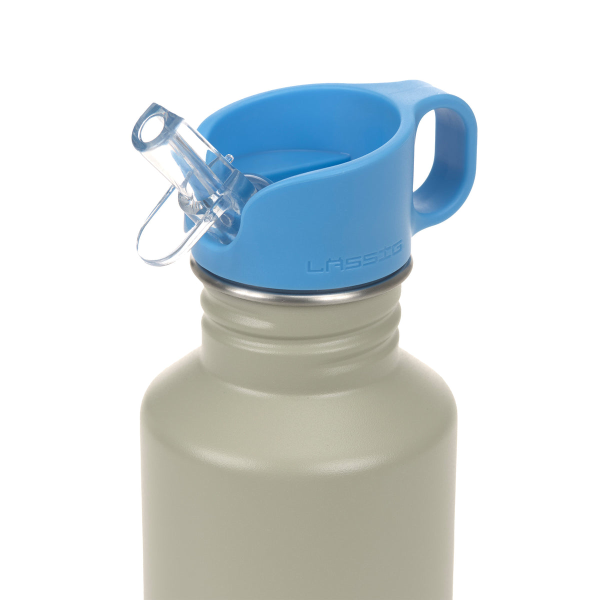 Trinkflasche Edelstahl - Sunny Explorer blau/grün