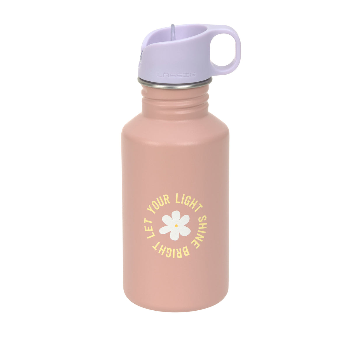 Trinkflasche Edelstahl - Pattern Party rose/lilac