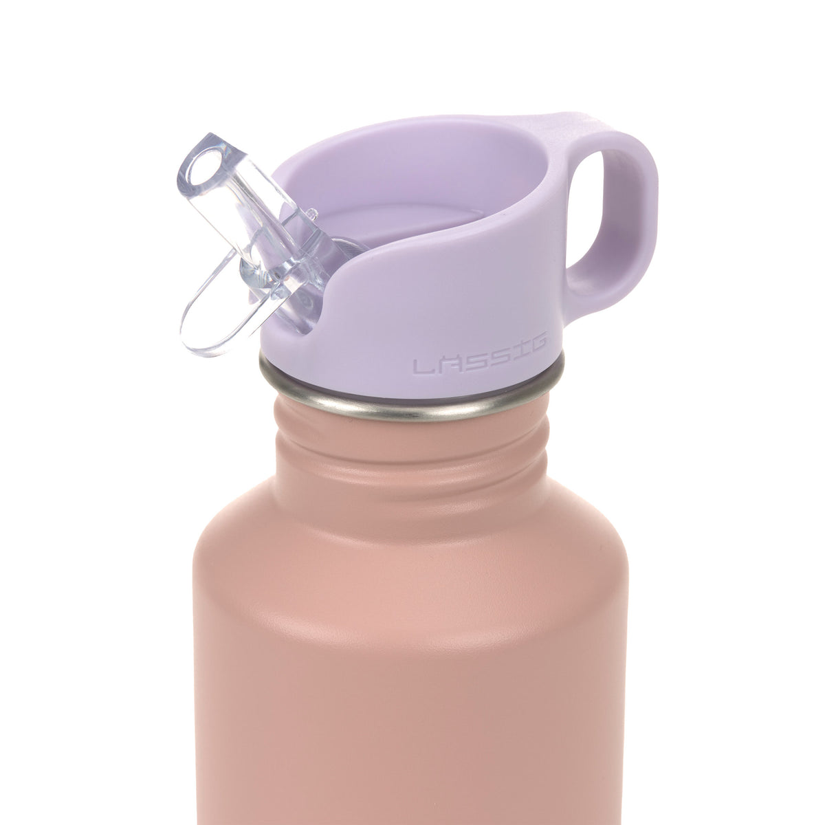 Trinkflasche Edelstahl - Pattern Party rose/lilac