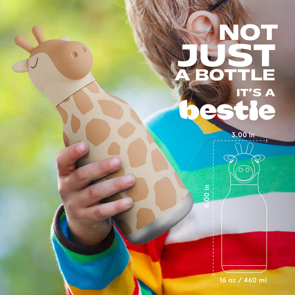Kindertrinkflasche - Giraffe