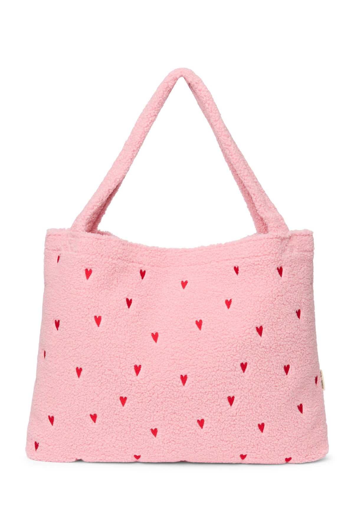 Teddy Hearts Mom Bag - Light Pink