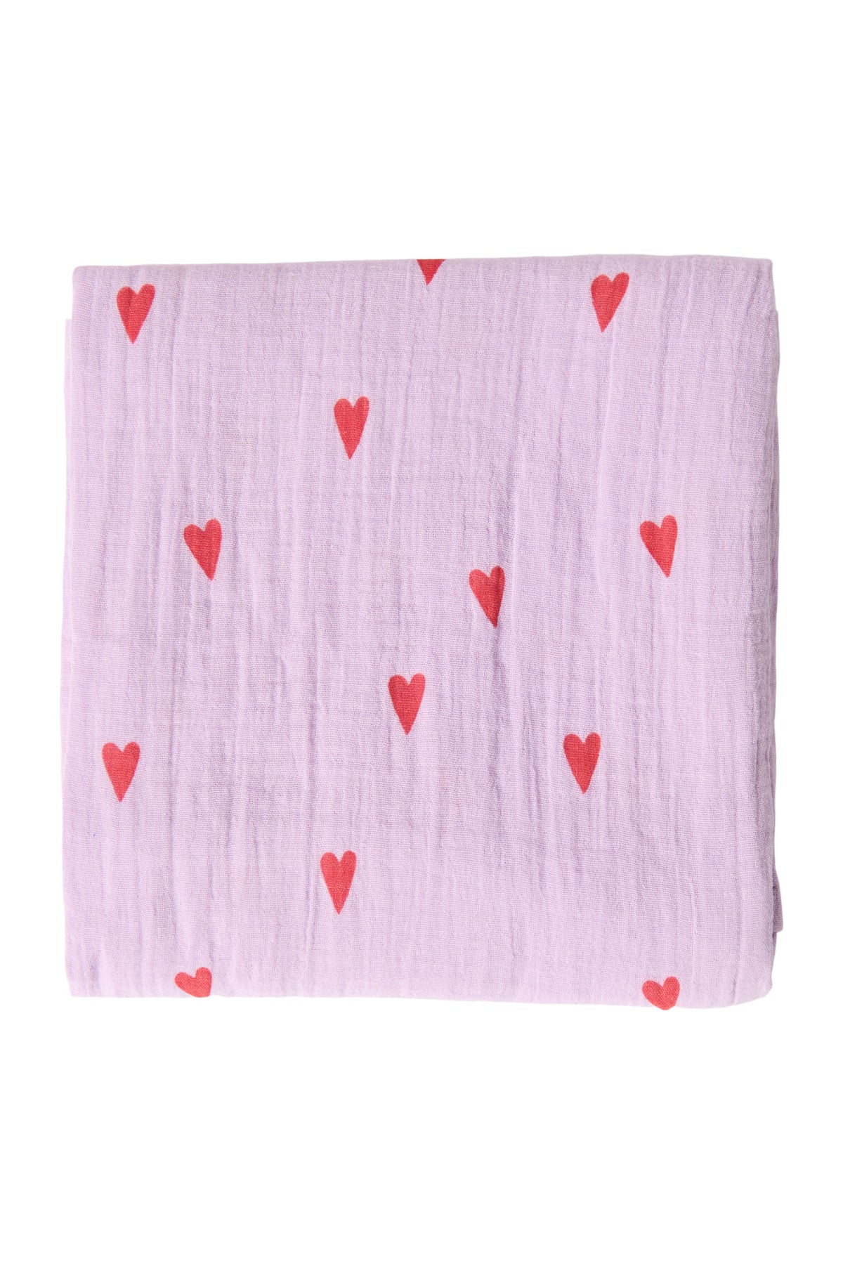 Swaddle Herz 120x120cm - rosa