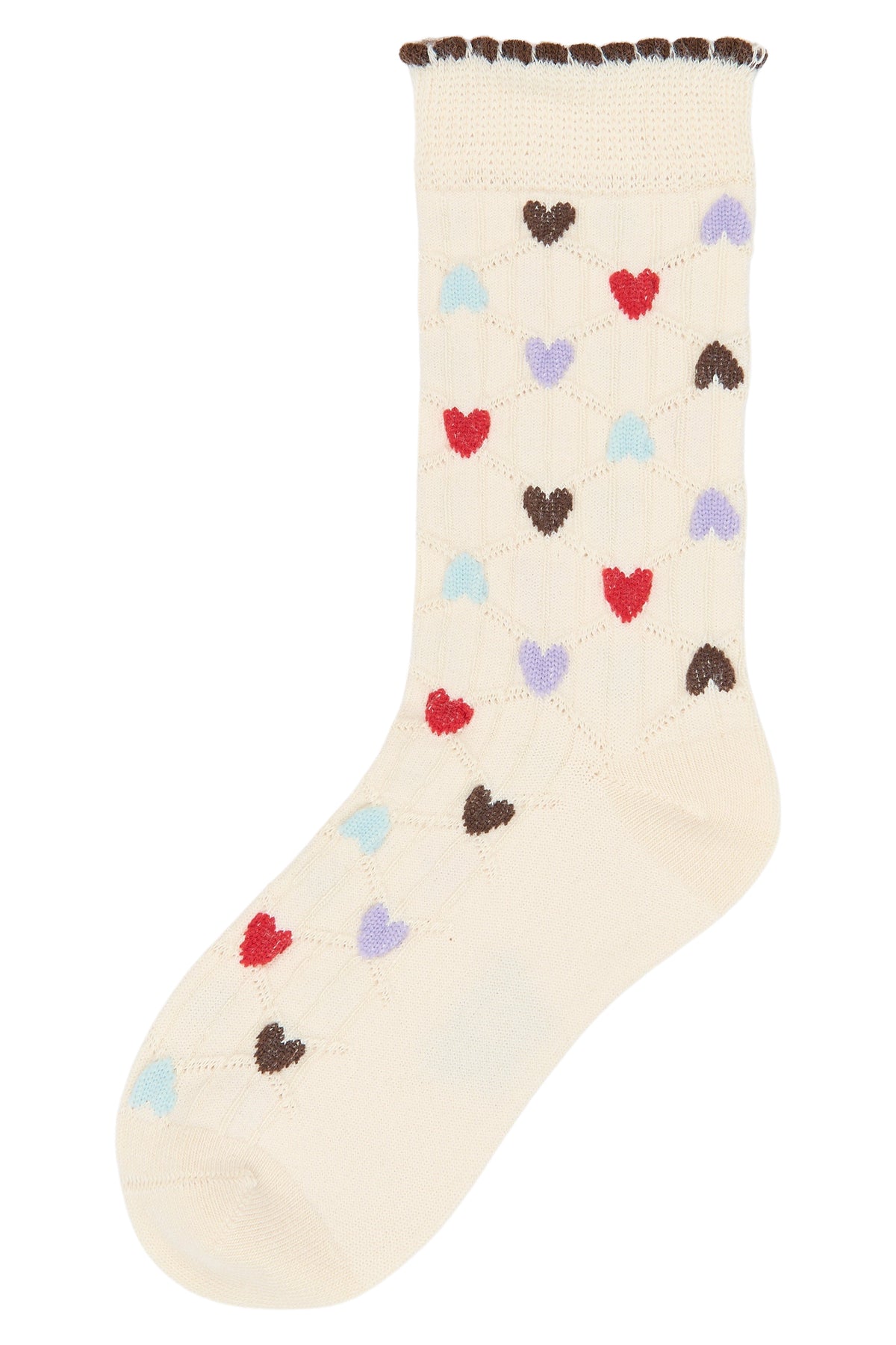 Bambus Socken Herz farbig