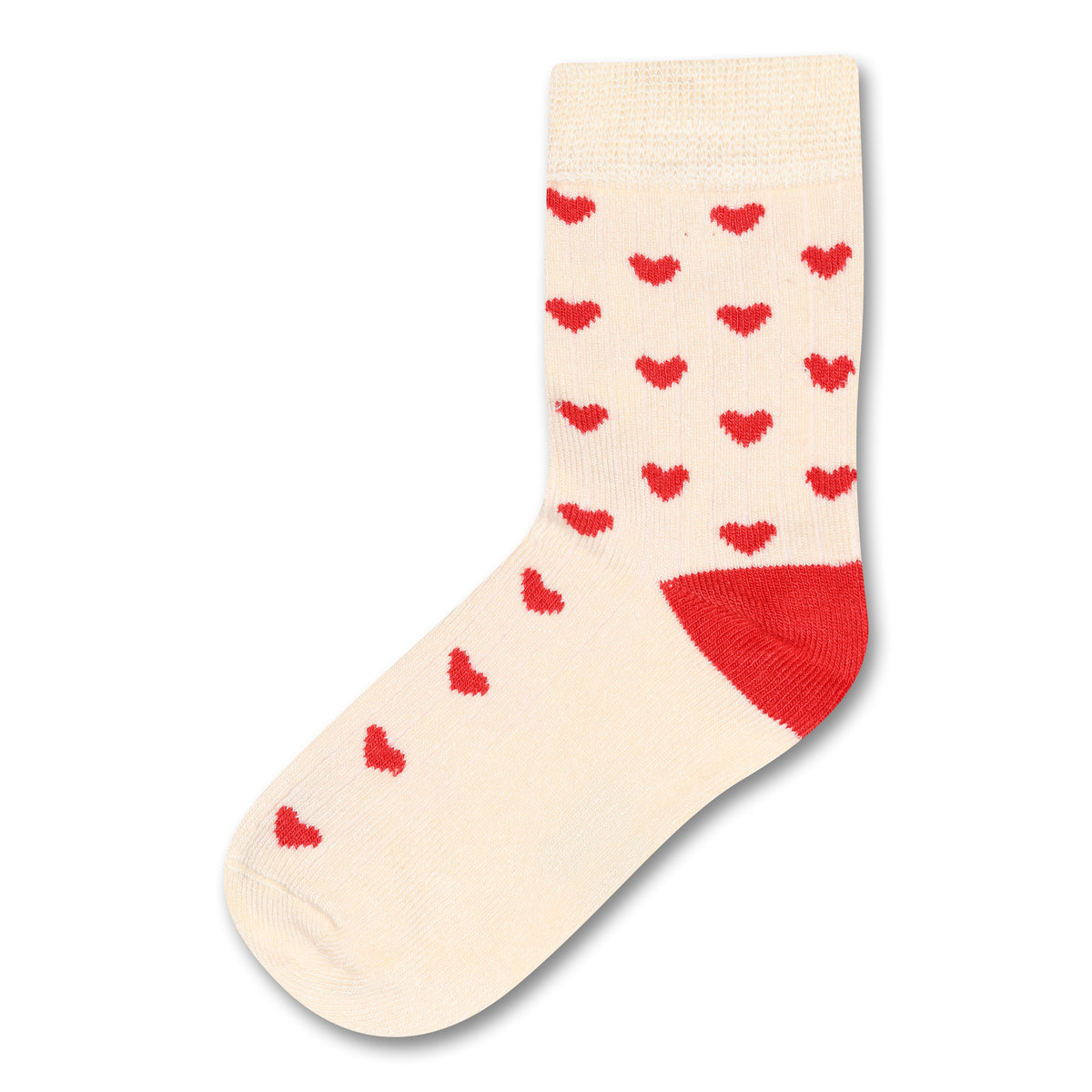 Bambussocken Herz - Bright Red