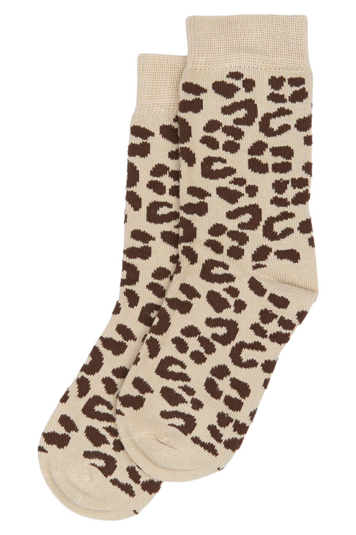 Bambussocken Herz -  Brown Leo
