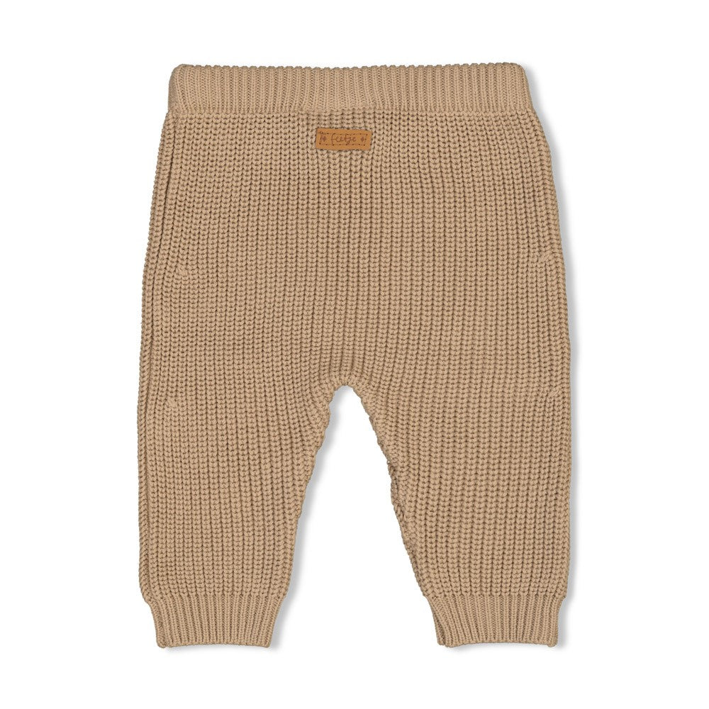 Babystrickhose - taupe