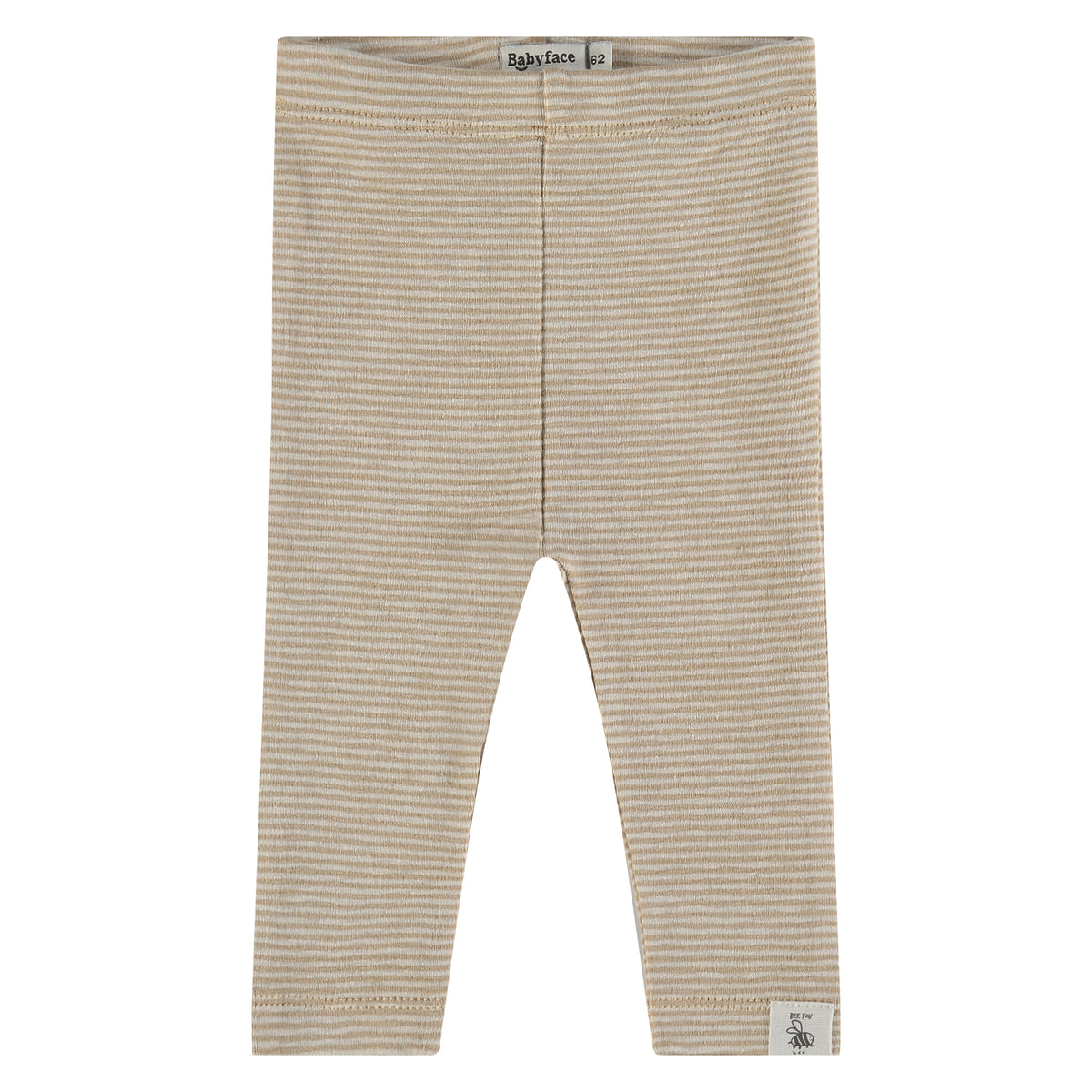 Baby Rip Leggings gestreift - beige