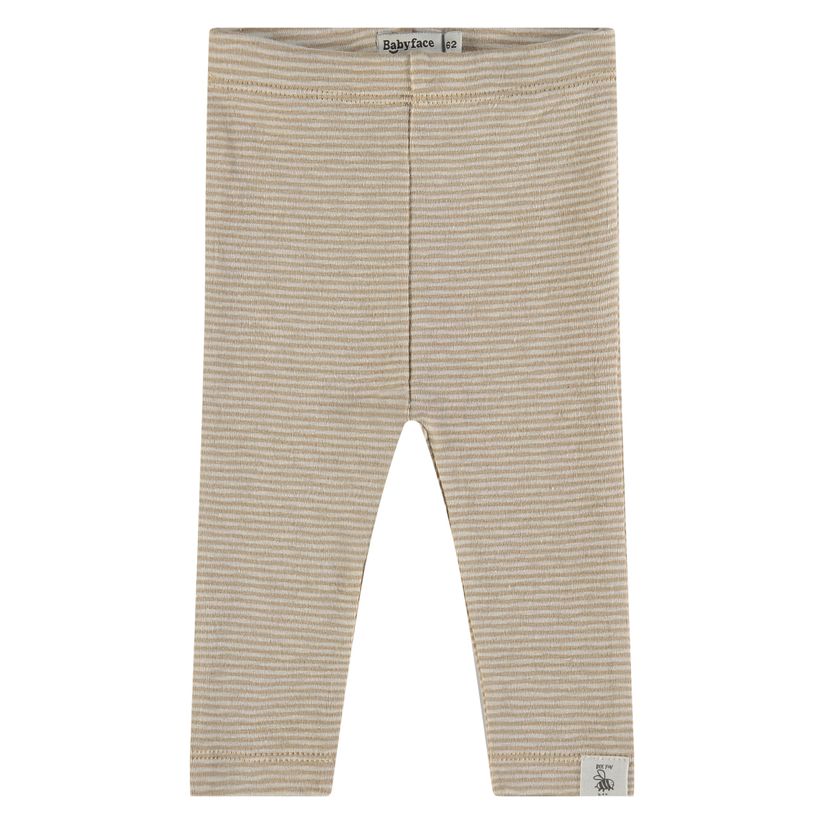 Baby Rip Leggings gestreift - beige