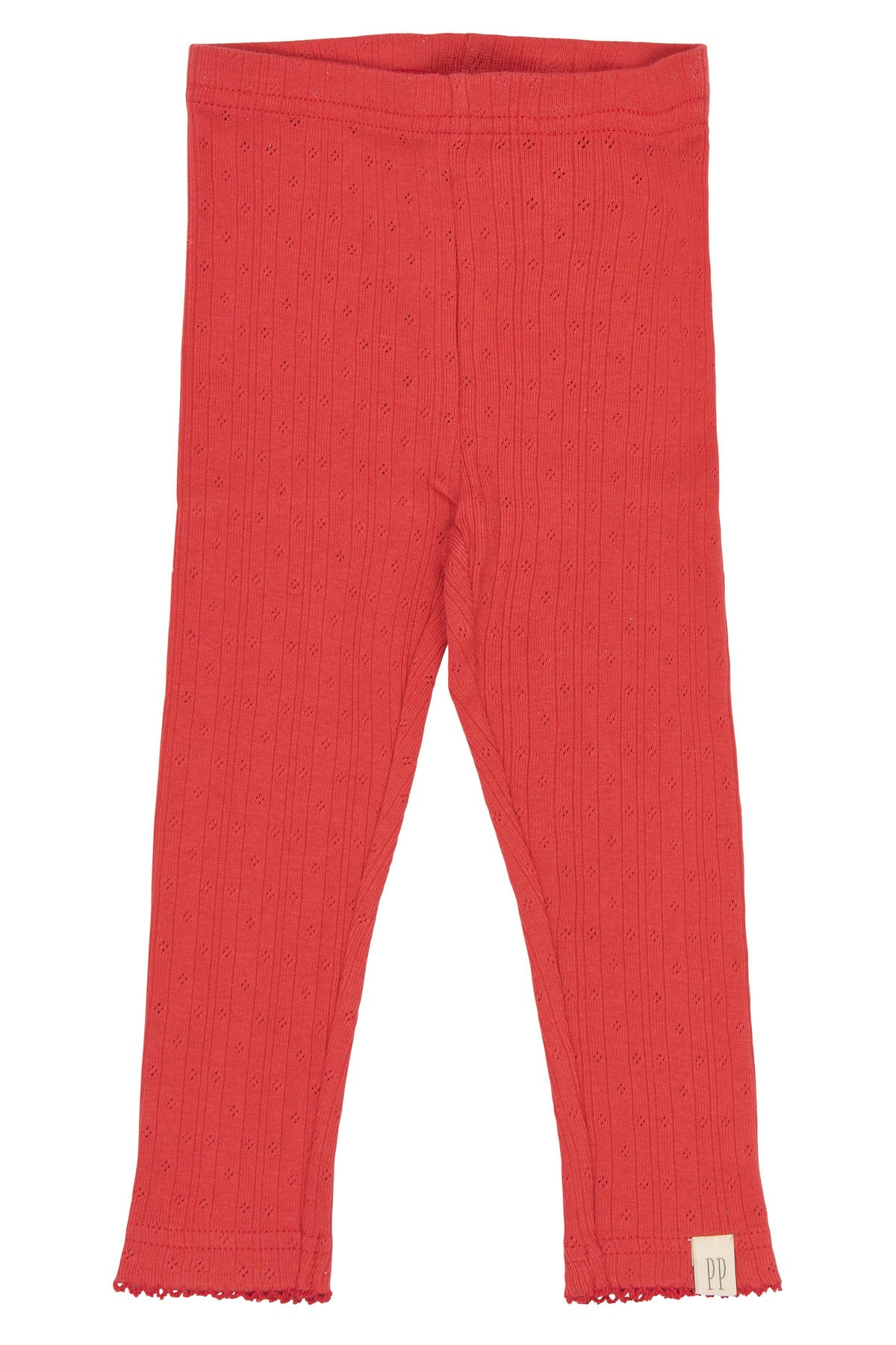 Suze Pointelle Leggings - Lava