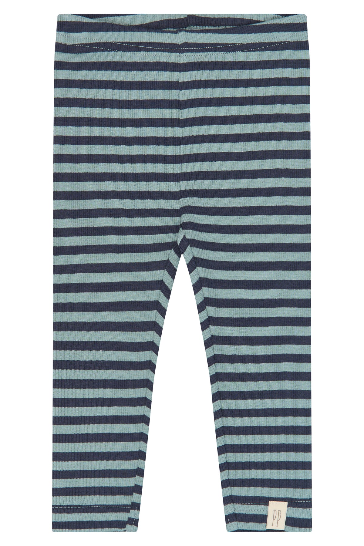 Air Leggings gestreift - blau/grün