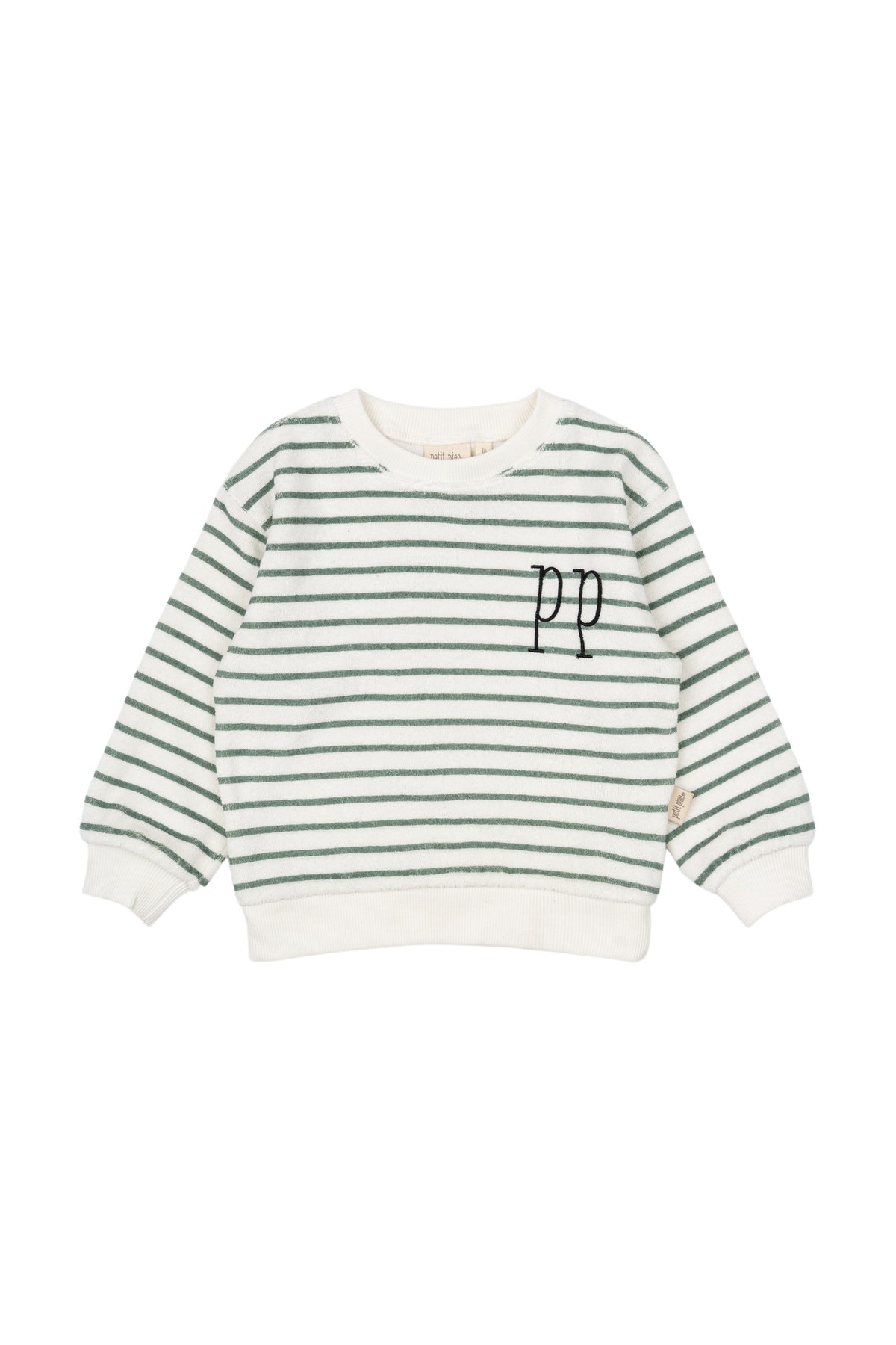 Sweat Shirt Frotee - grün