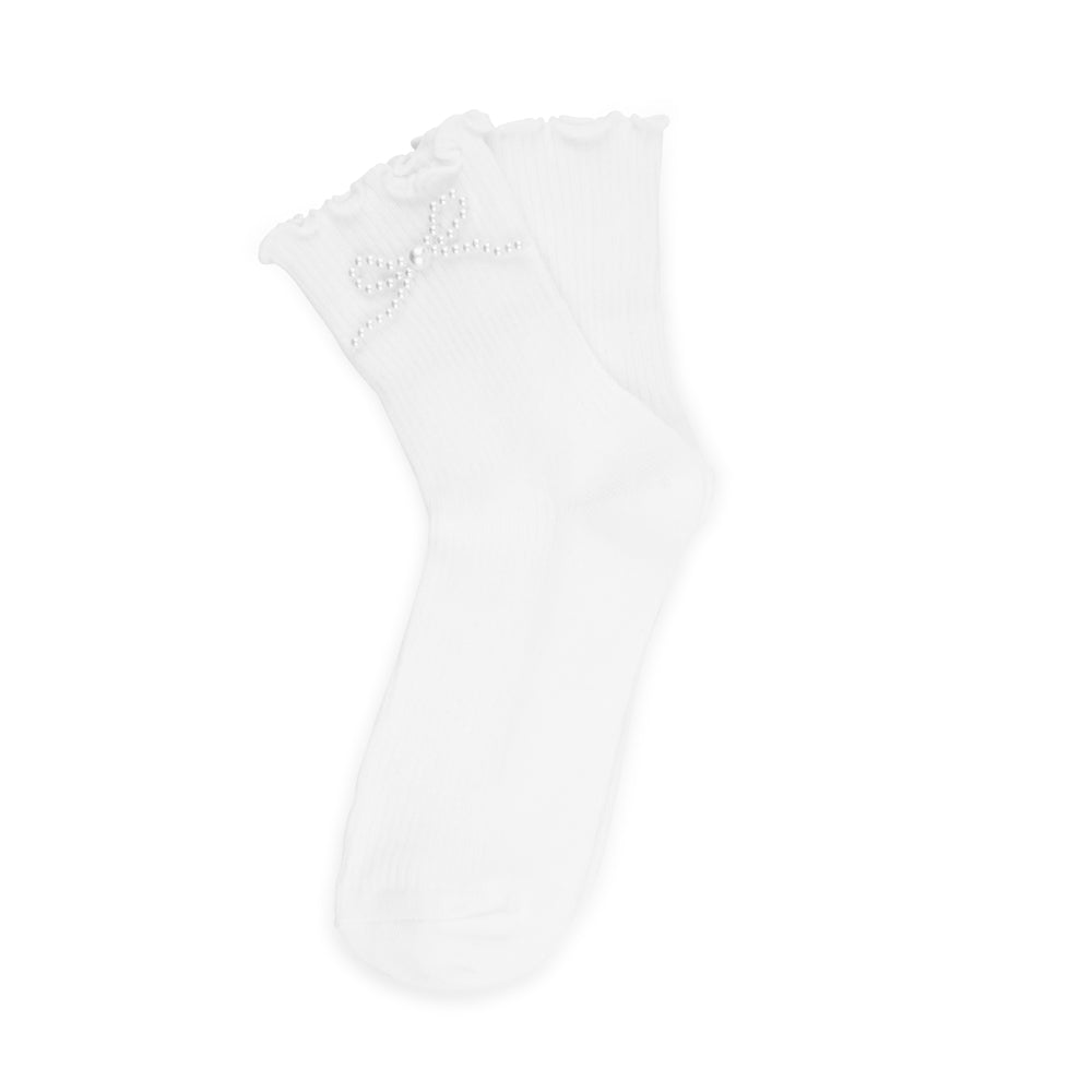 Mom Socken mit Perlen