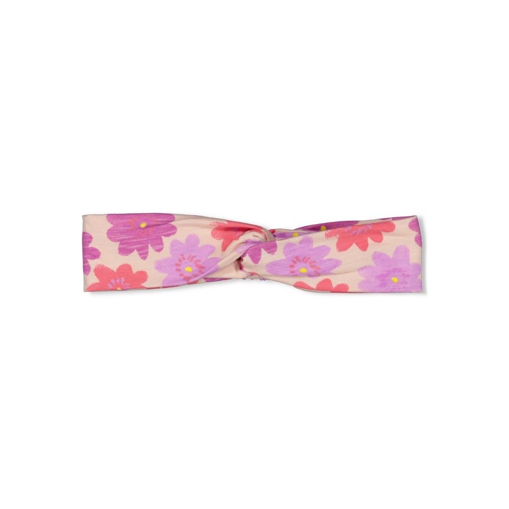 Haarband Blumen - lila/rosa