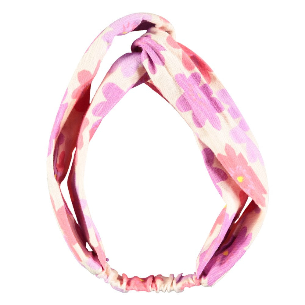 Haarband Blumen - lila/rosa