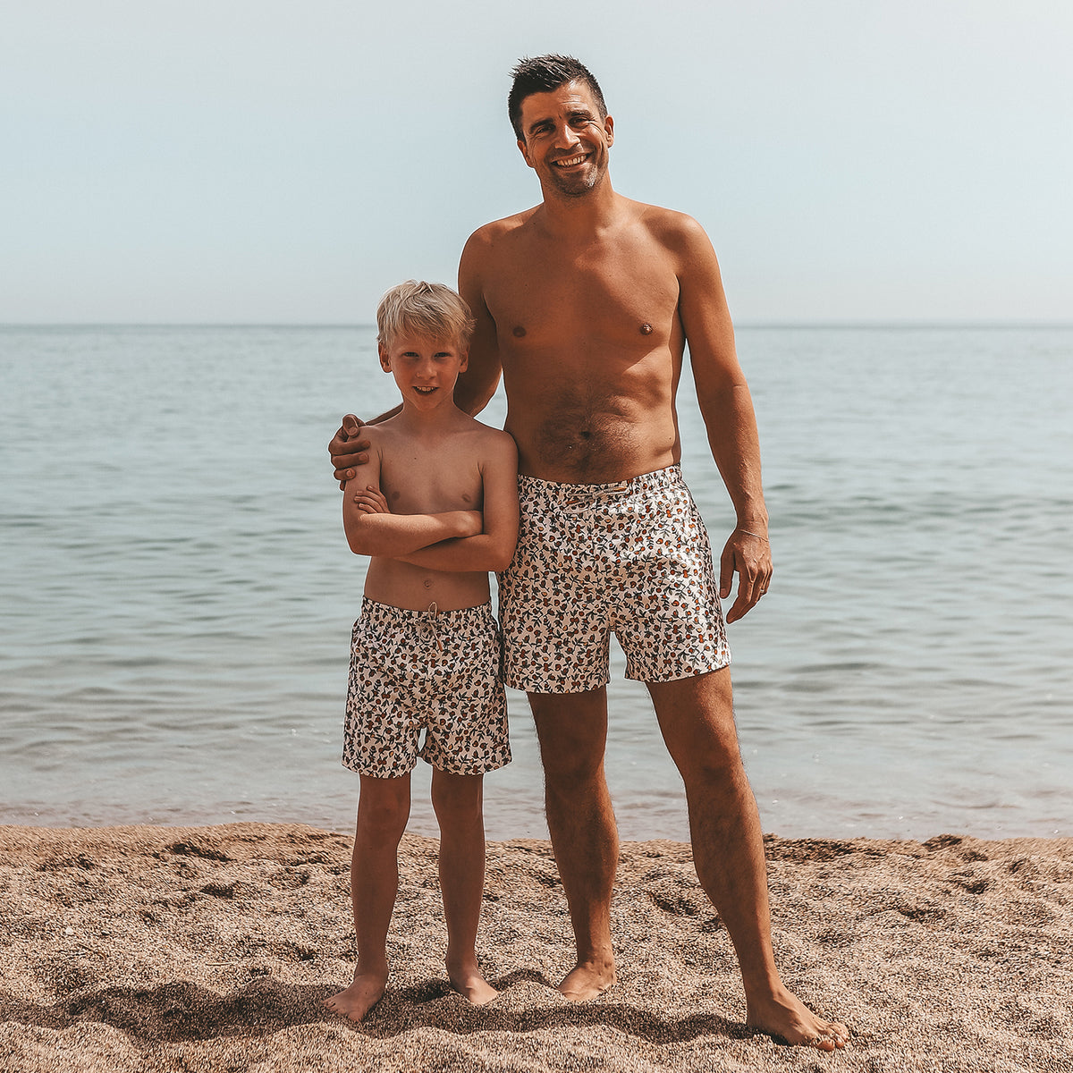 Swimshorts Pommegranate