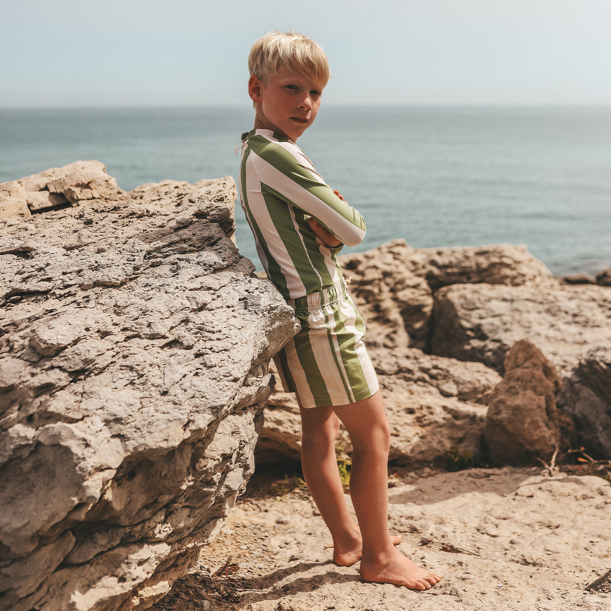 Gestreifte Swimshorts