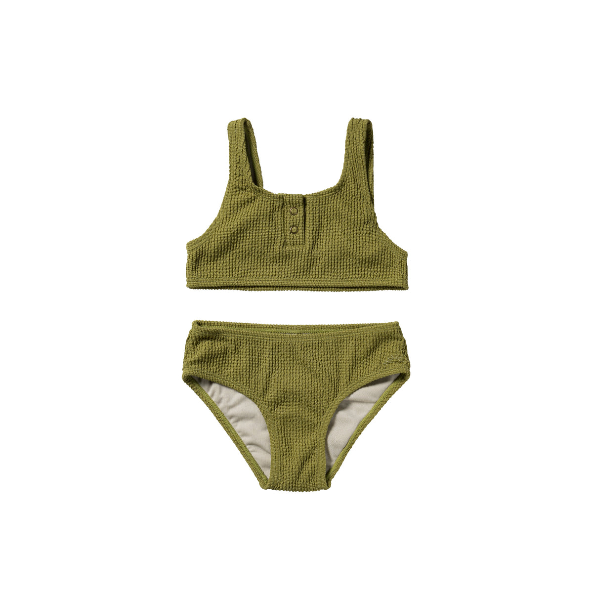 Glitter Crinkle Bikini - Iguana