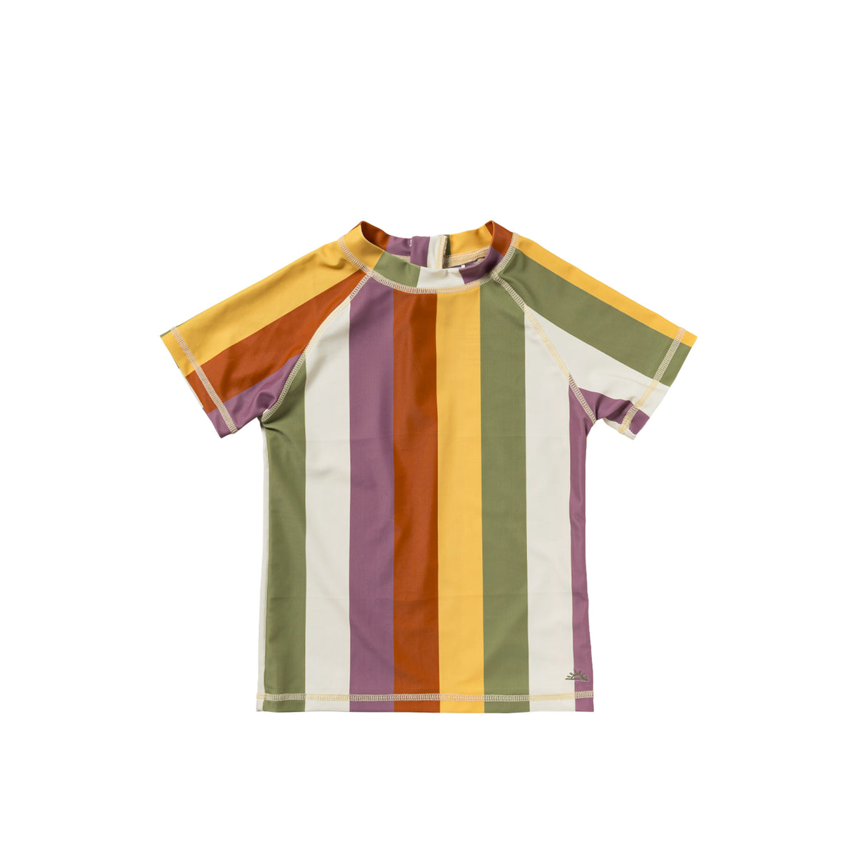 Multi Stripe UV-Schwimmshirt kurzarm