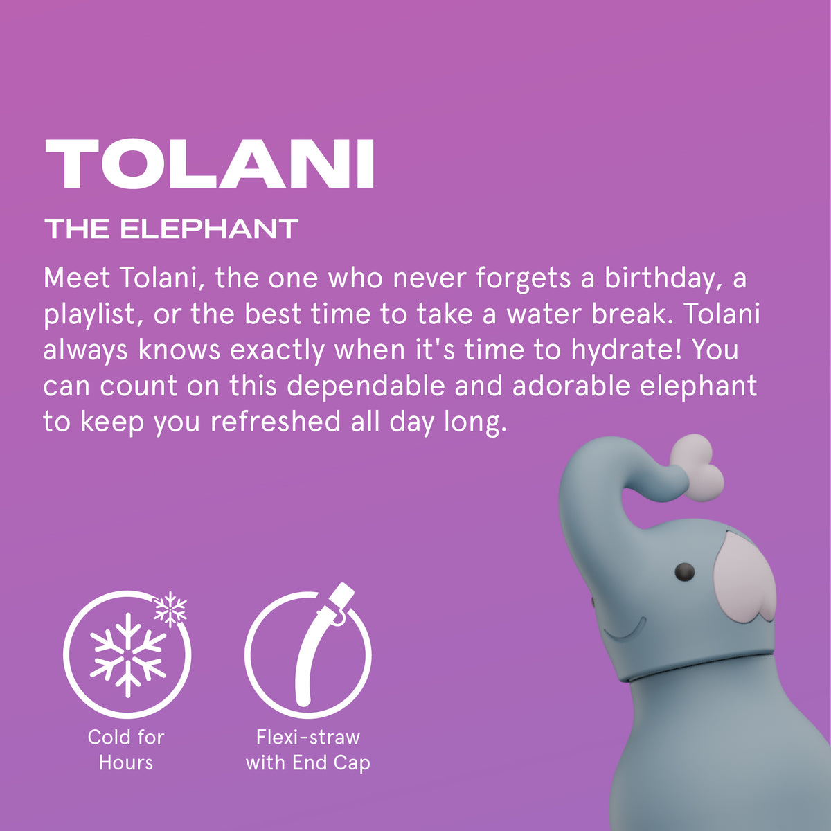 Kindertrinkflasche - Elefant