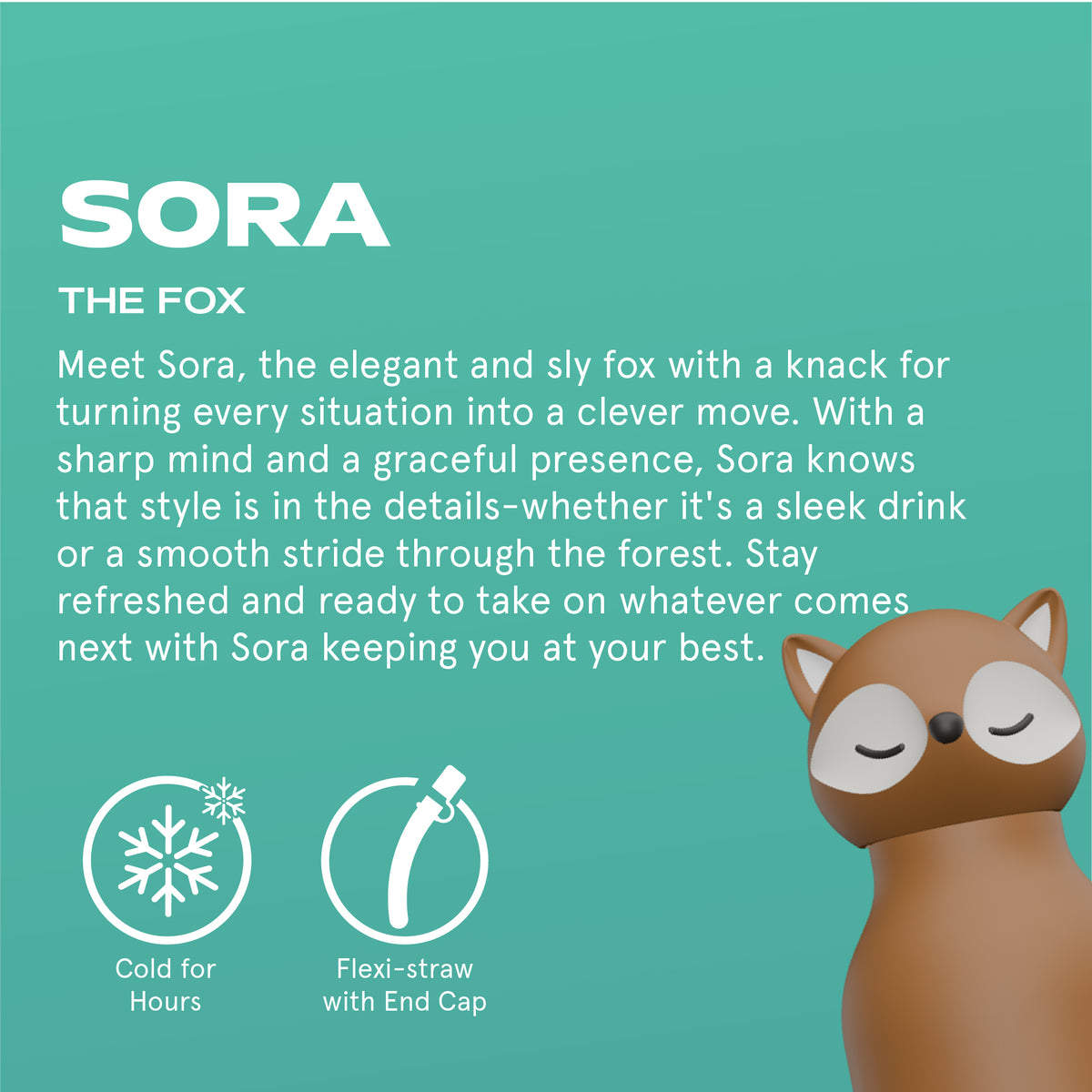 Kindertrinkflasche - Fuchs